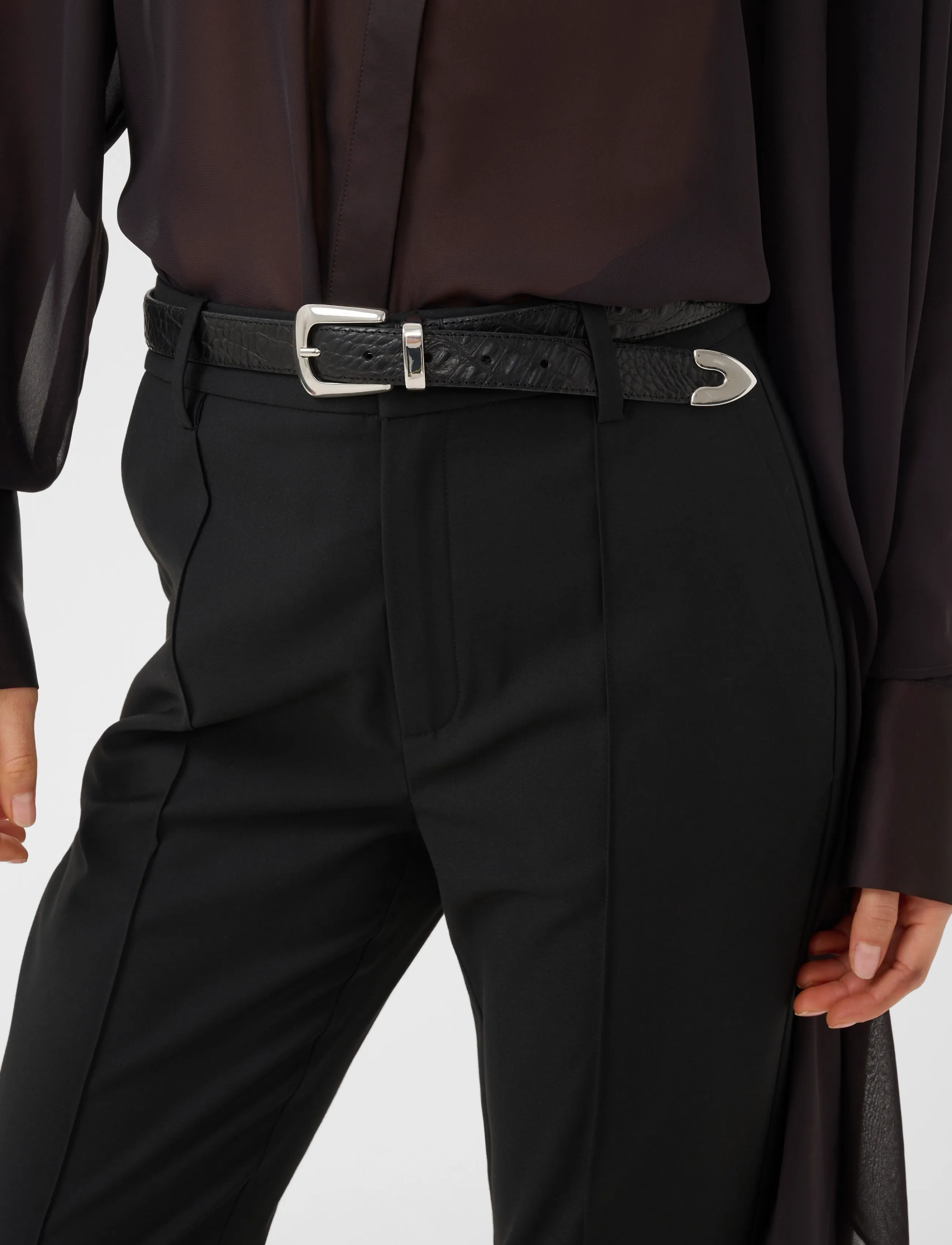 Gestuz - GZcrolina belt - ledergürtel - black - 2