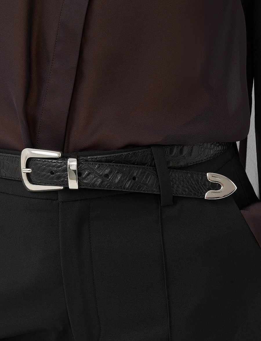Gestuz - GZcrolina belt - ledergürtel - black - 3
