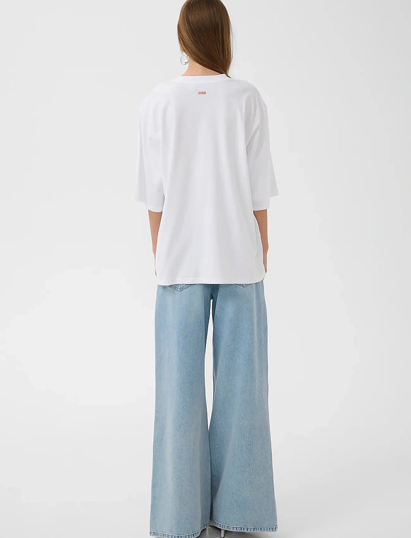 Gestuz - BXGkenna tee - t-shirts - white - 3