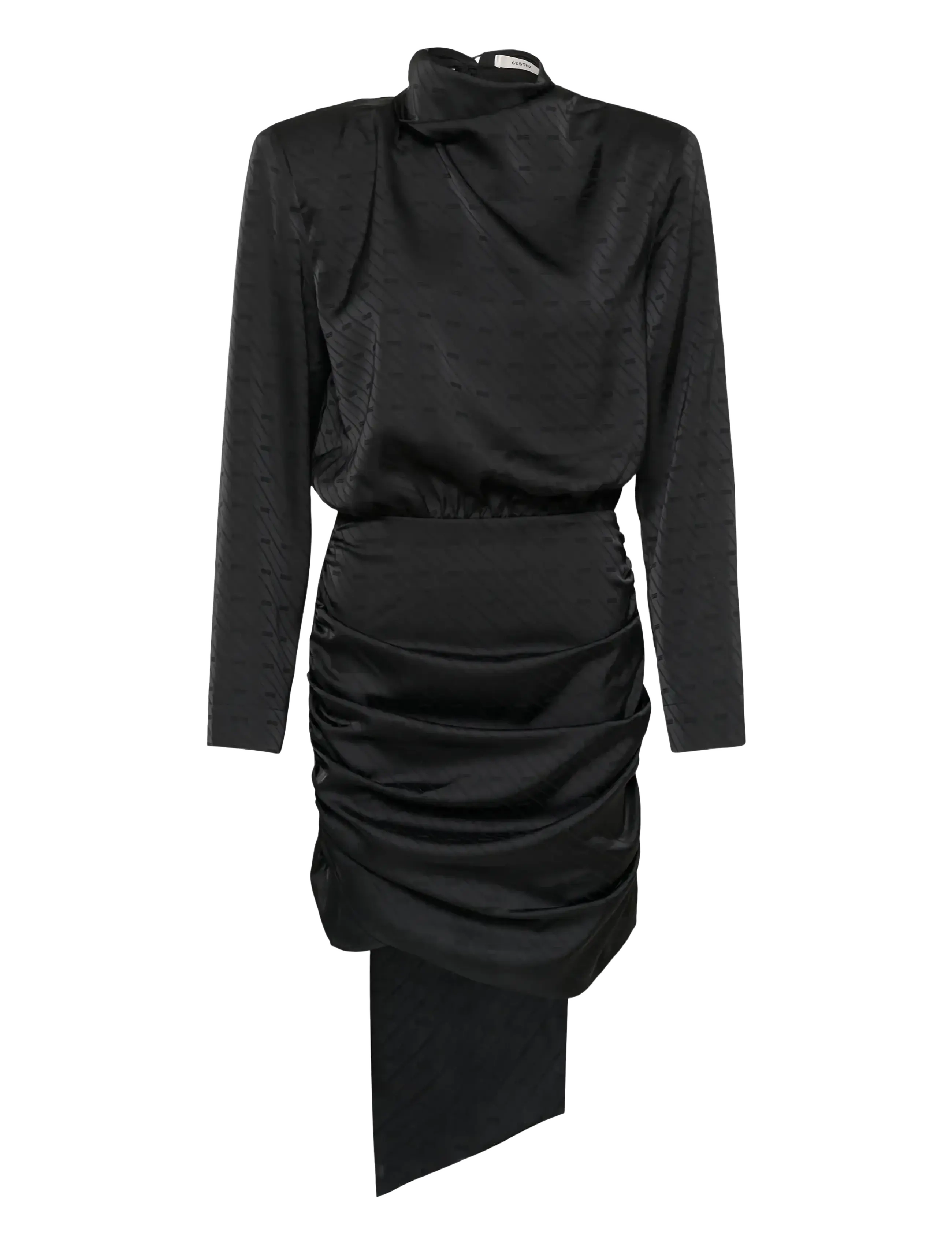 Gestuz GZestha short dress - Kleider - BLACK / black