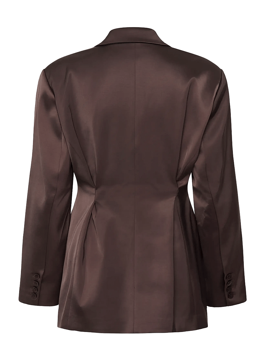 Gestuz - GZelva waist blazer - enkeltradede blazere - deep plum - 1