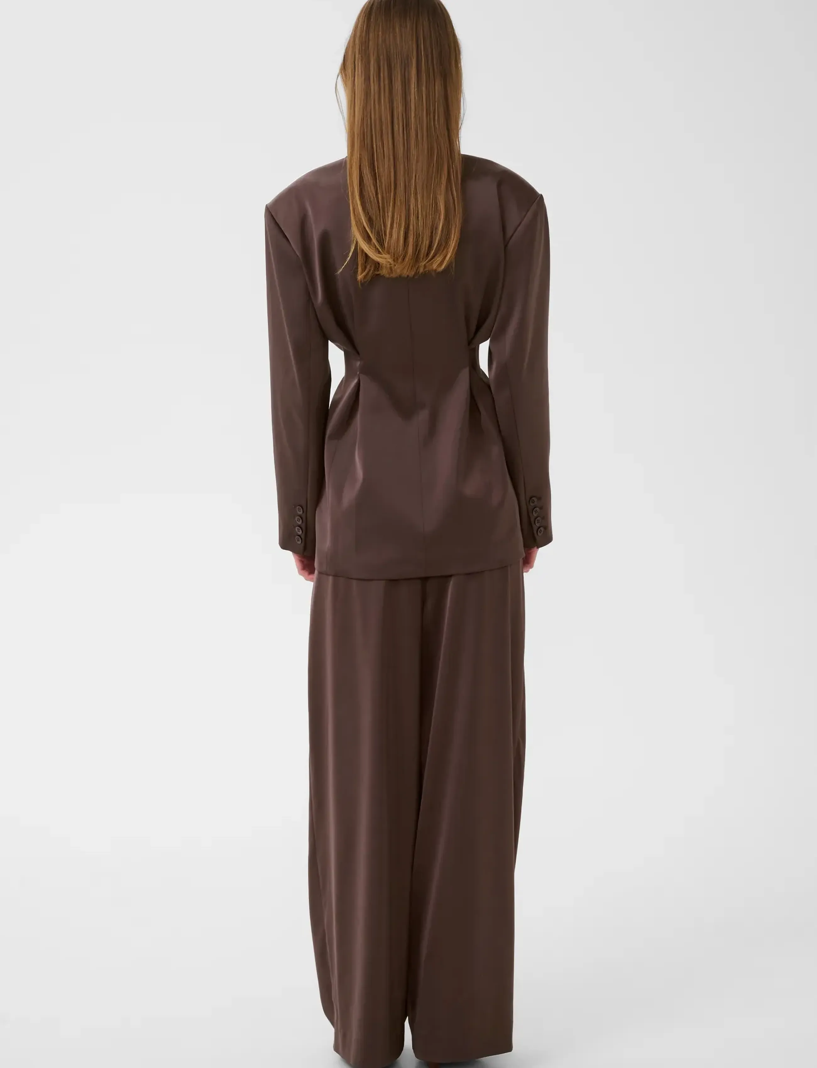 Gestuz - GZelva waist blazer - enkeltradede blazere - deep plum - 3