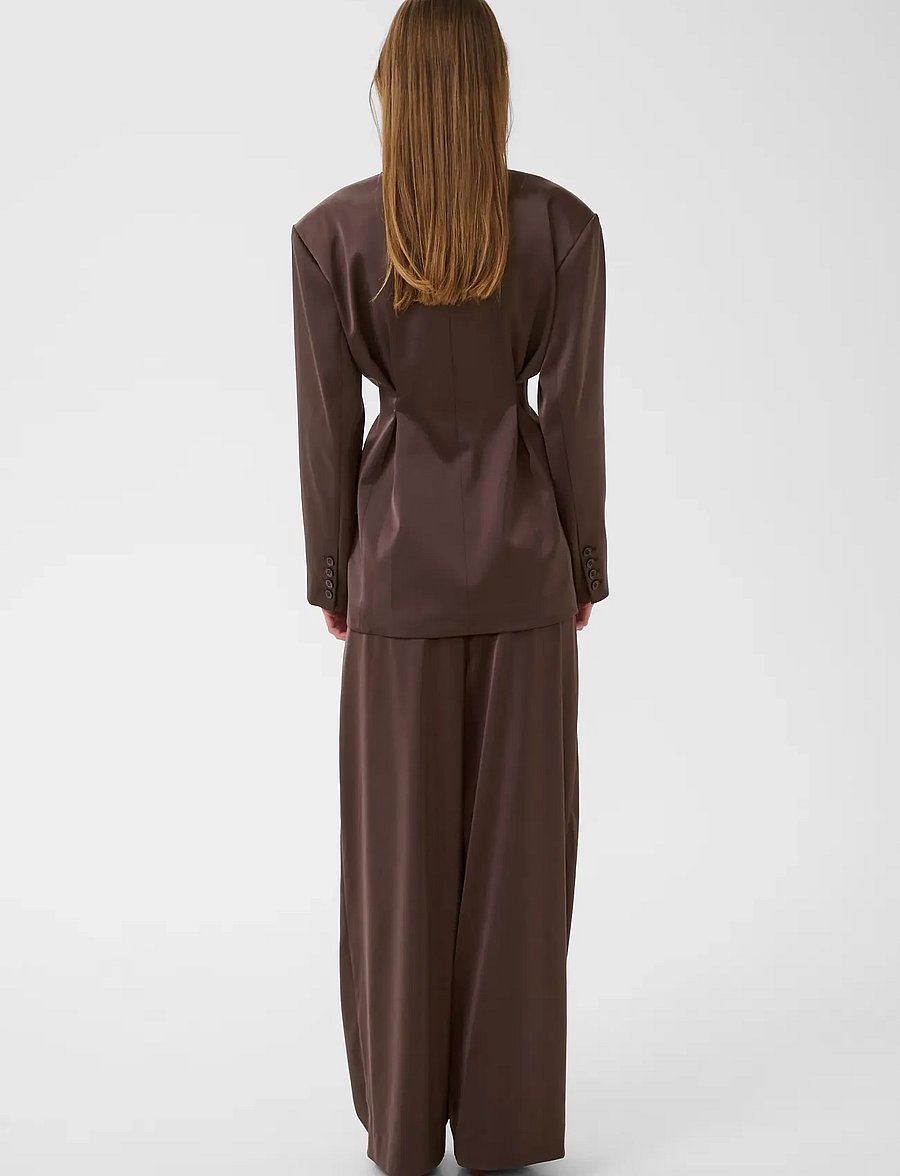 Gestuz - GZelva waist blazer - enkeltradede blazere - deep plum - 3