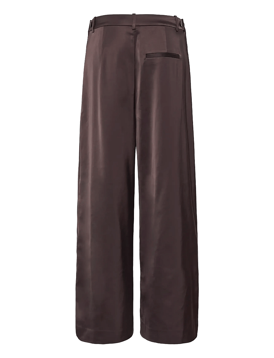 Gestuz - GZelva HW pants - laia säärega püksid - deep plum - 2