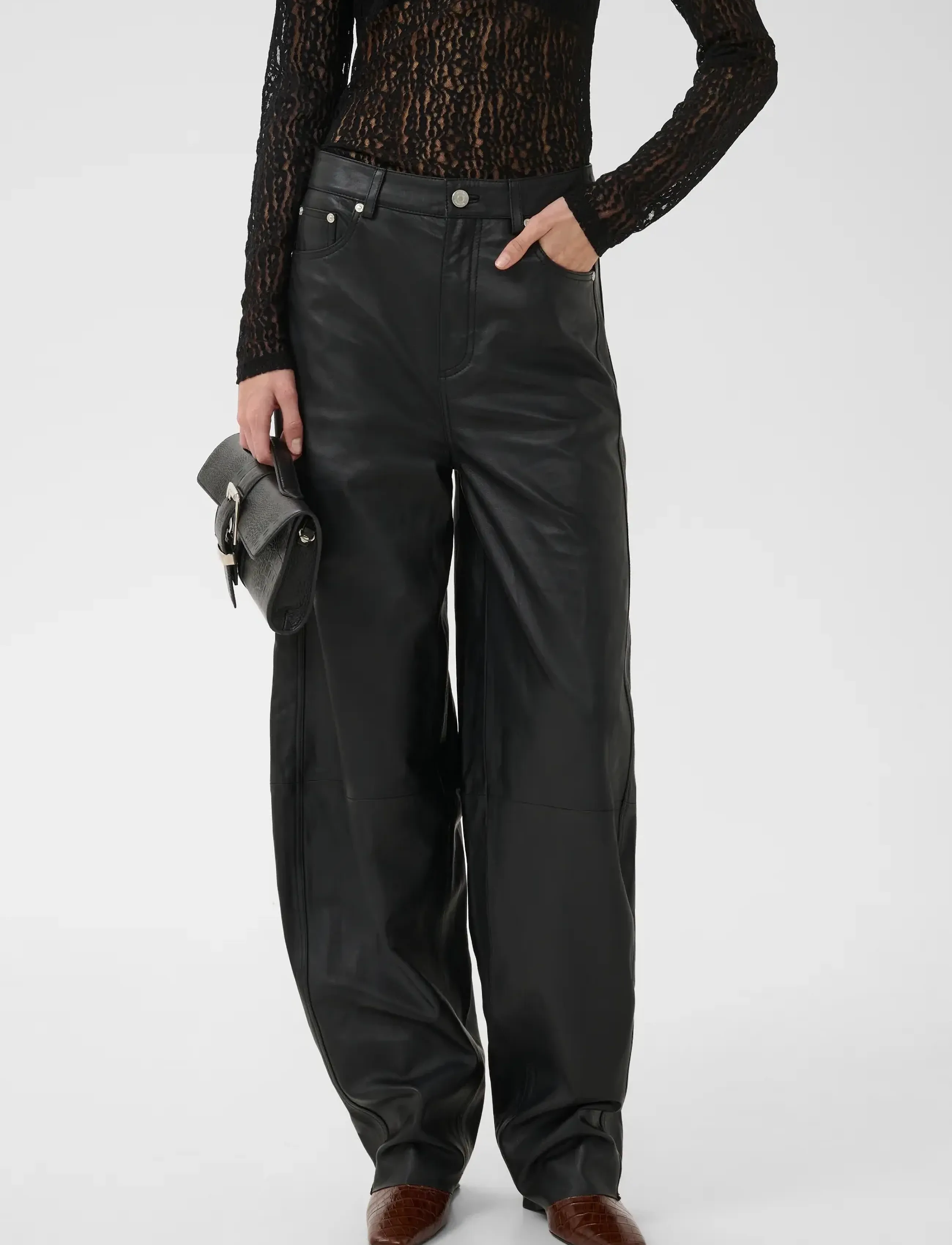 Gestuz - GZchaela ballon pants - barrelbyxor - black - 2