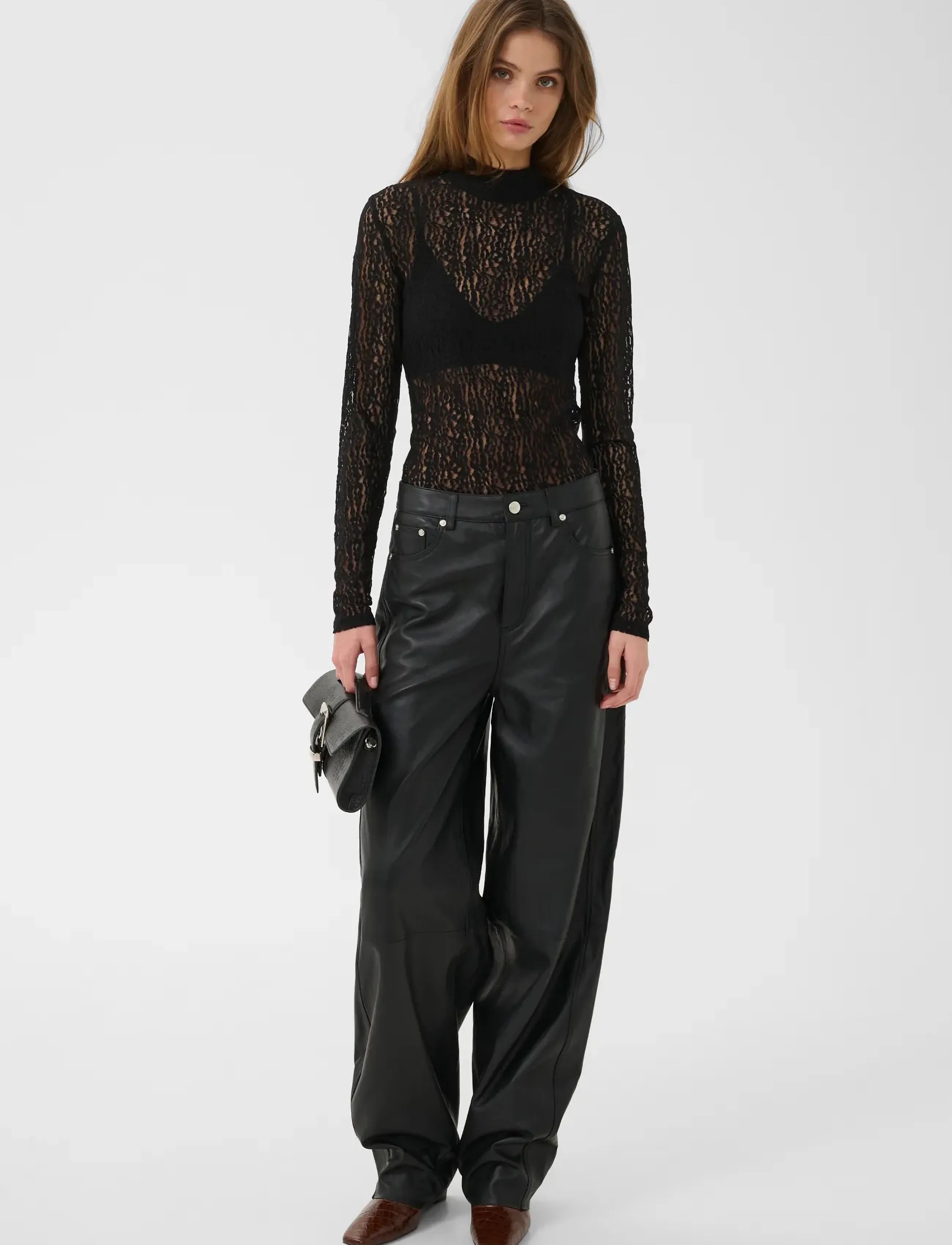 Gestuz - GZchaela ballon pants - barrelbyxor - black - 3