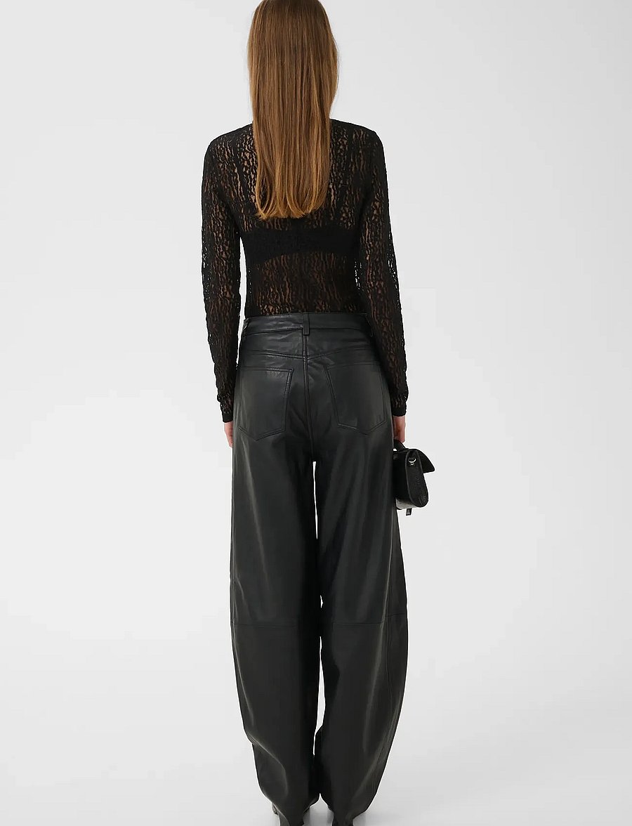 Gestuz - GZchaela ballon pants - barrelbyxor - black - 4