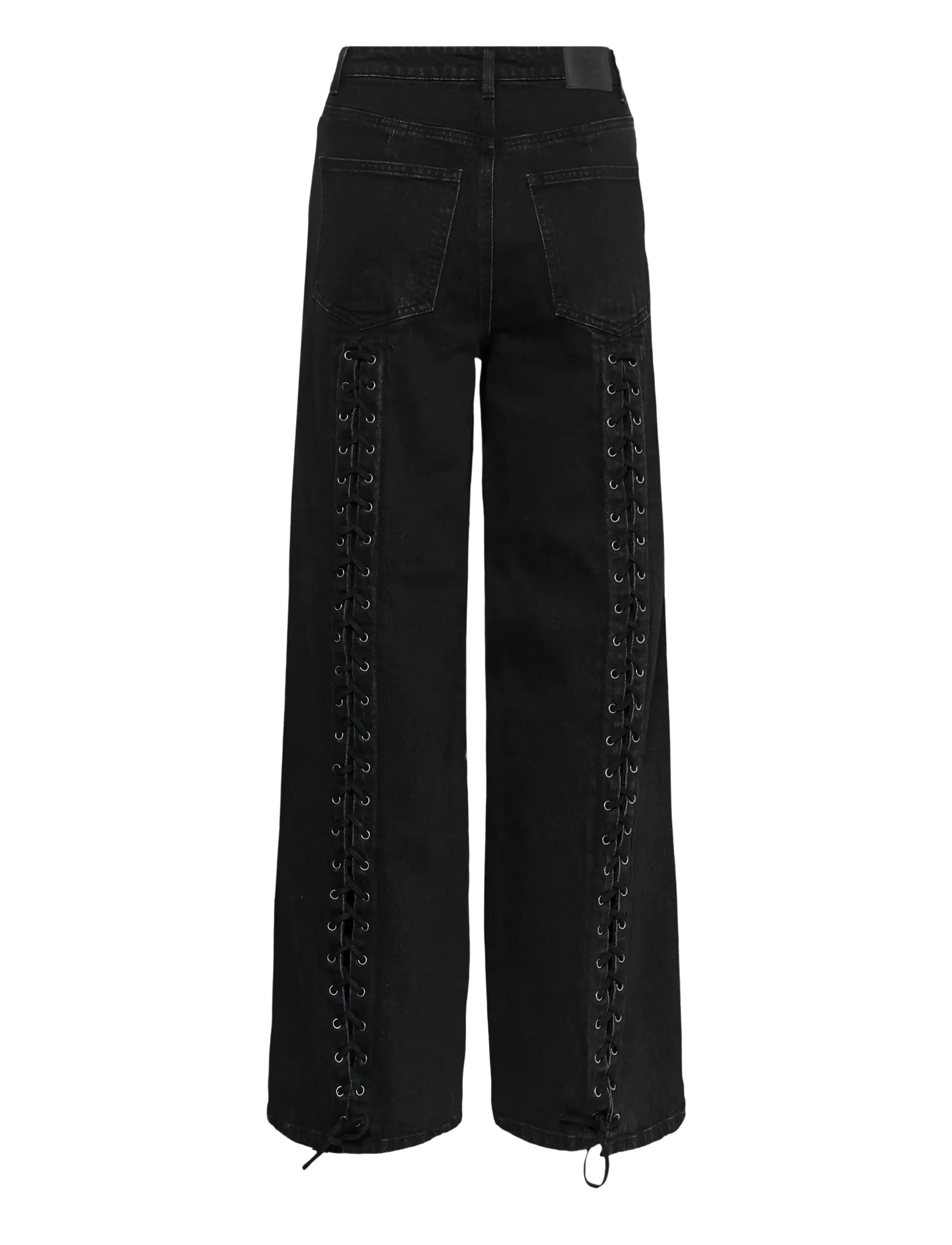 Gestuz - GZnanetta HW wide jeans - dark grey washed - 1