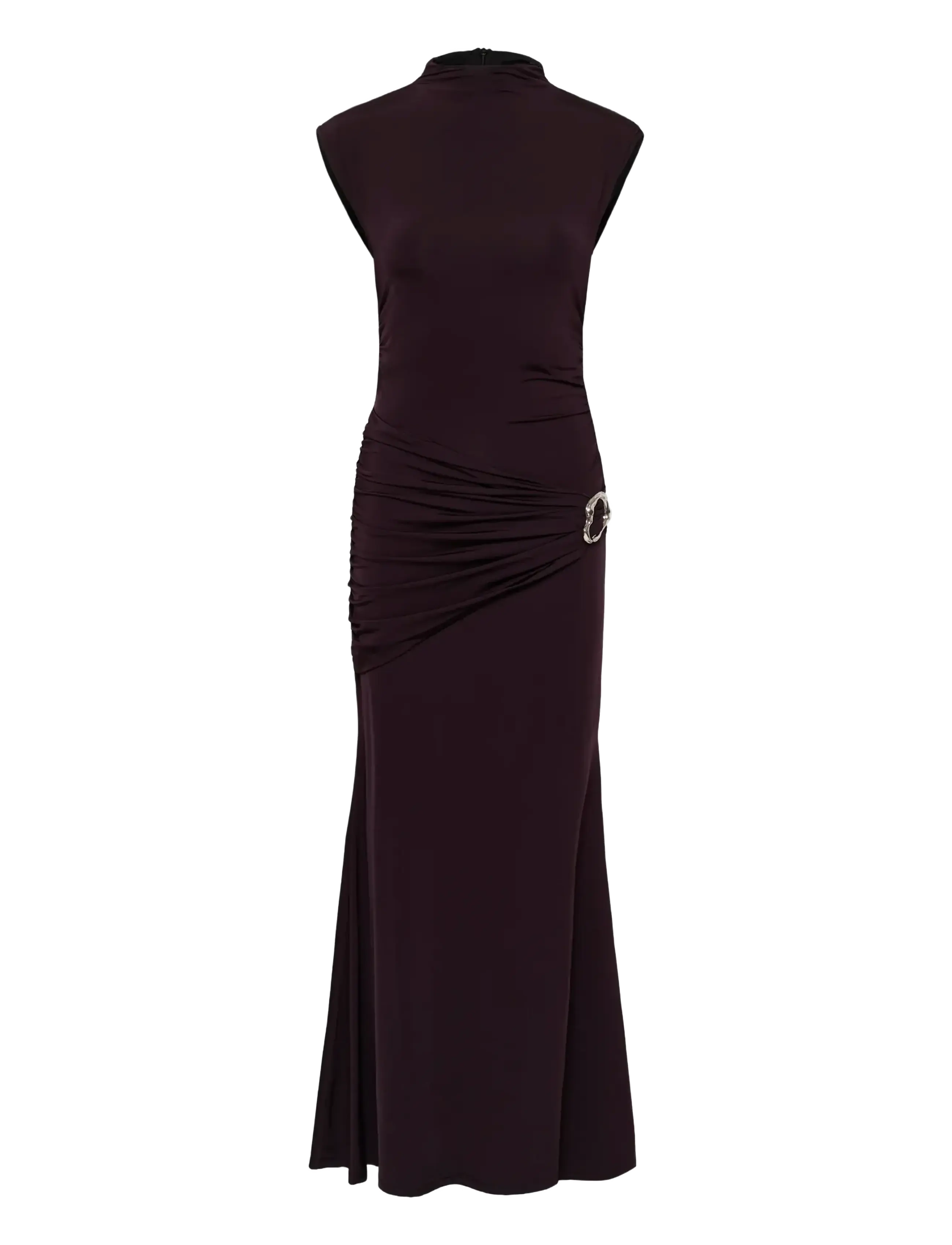 Gestuz GZseren long dress - Stickade klänningar - DEEP PLUM / purple