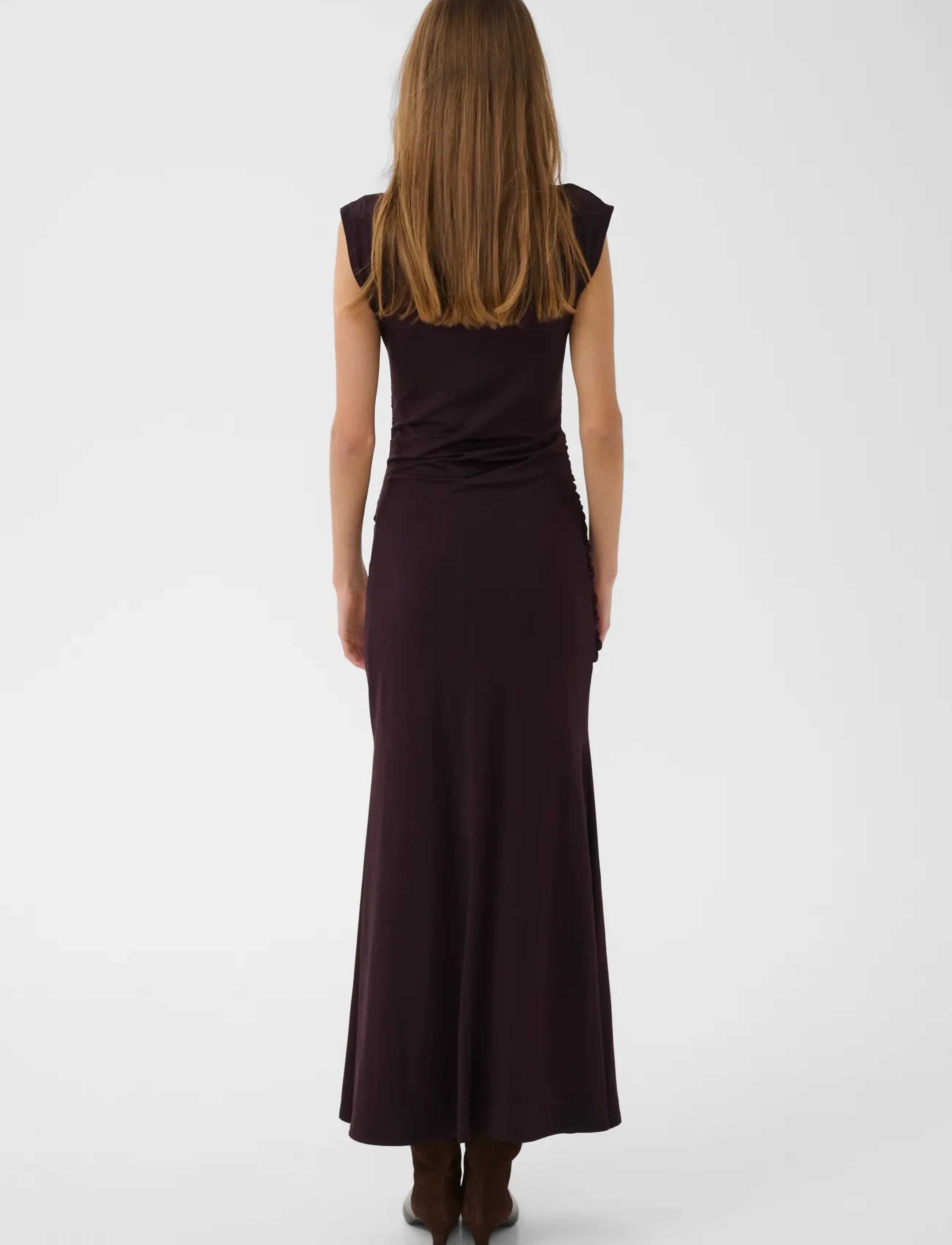Gestuz - GZseren long dress - deep plum - 4