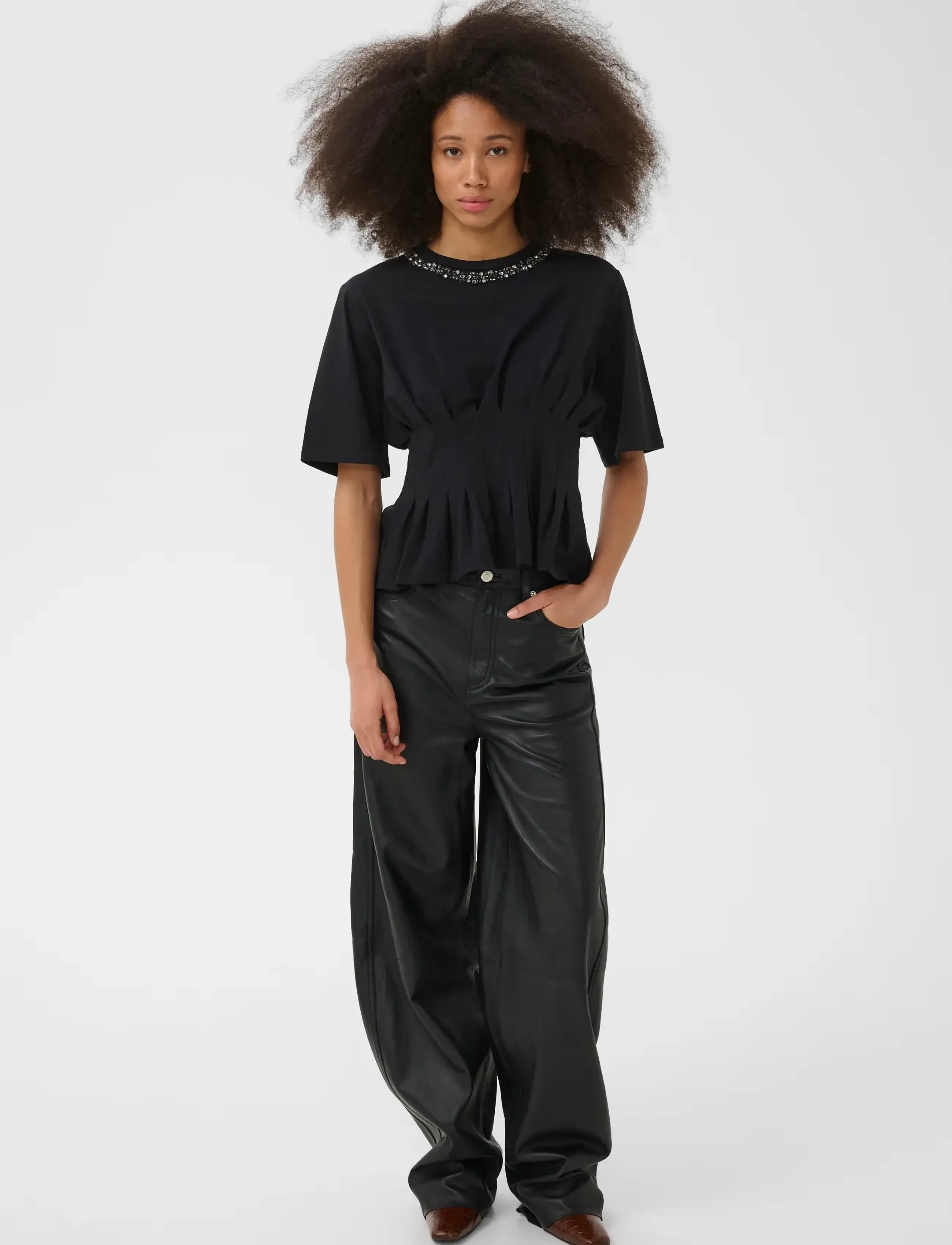 Gestuz - GZinez deco tee - black - 3