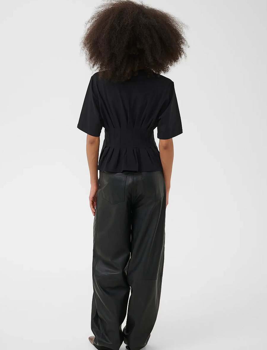 Gestuz - GZinez deco tee - t-shirts - black - 4