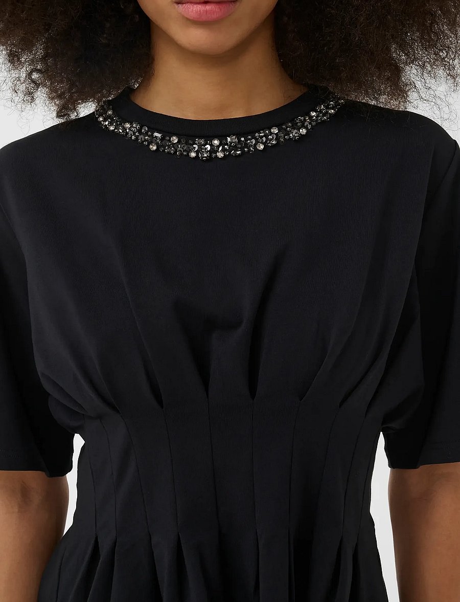 Gestuz - GZinez deco tee - t-shirts - black - 5