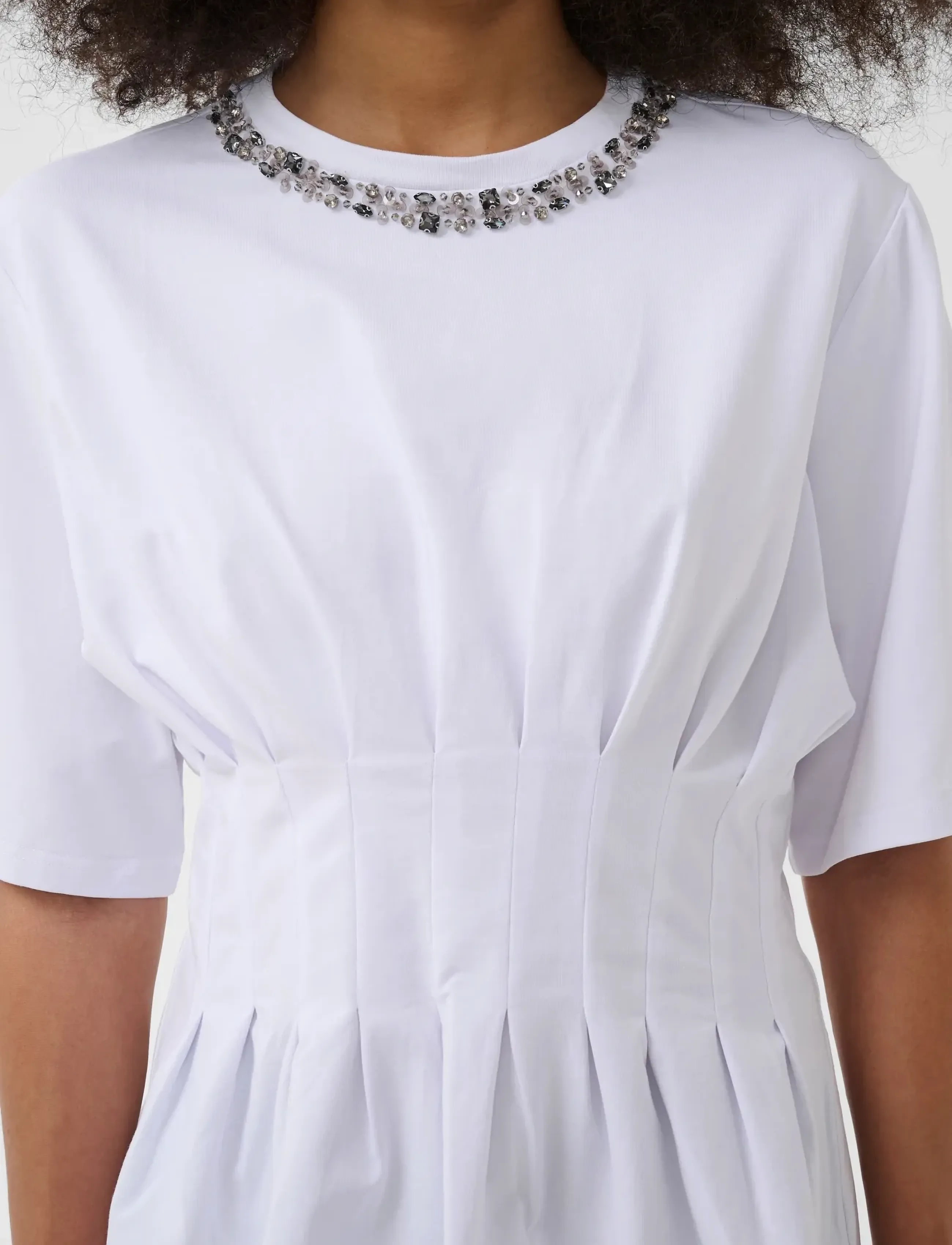 Gestuz - GZinez deco tee - bright white - 5