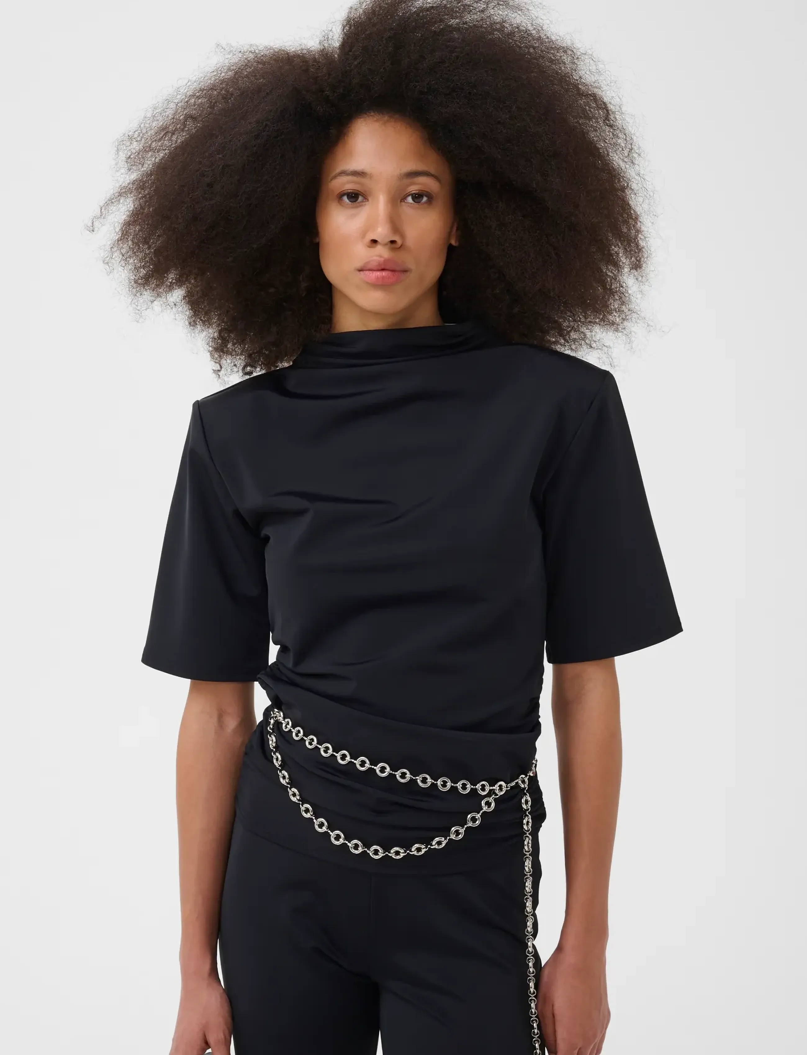 Gestuz - GZlyrose top - black - 2