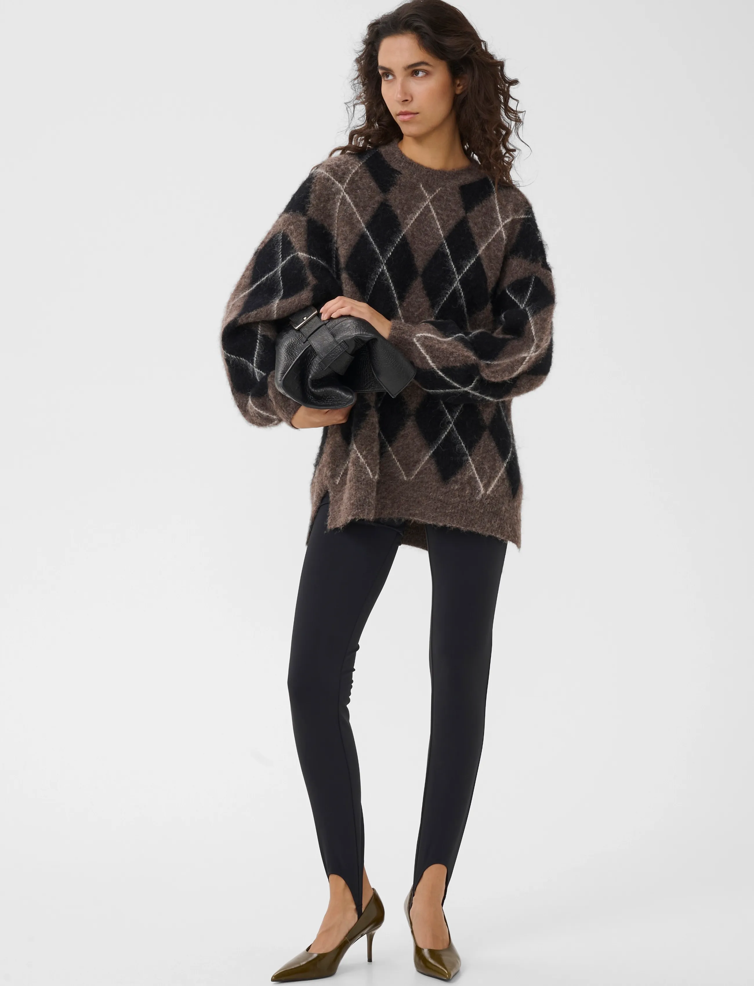Gestuz - GZlyrose strap leggings - leggings - black - 3