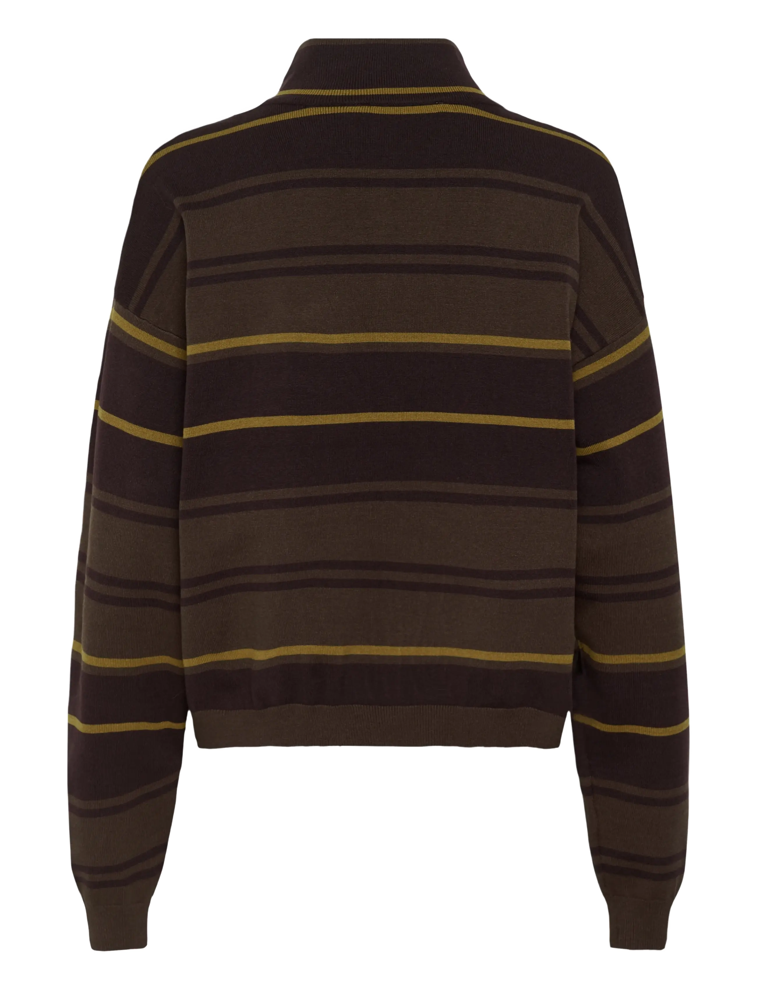 Gestuz - GZthalio striped pullover - crop tops - ganache/slate black/plantation - 1