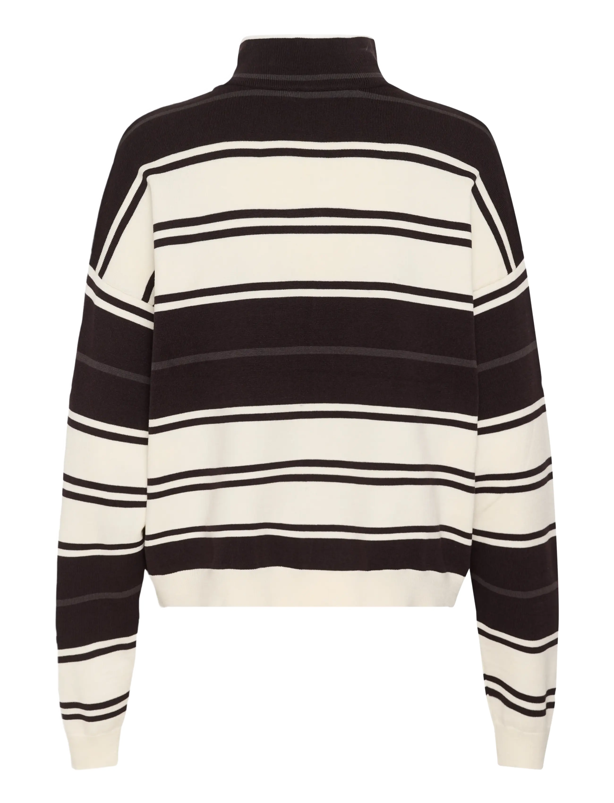 Gestuz - GZthalio striped pullover - crop tops - ganache/egret/raven - 1