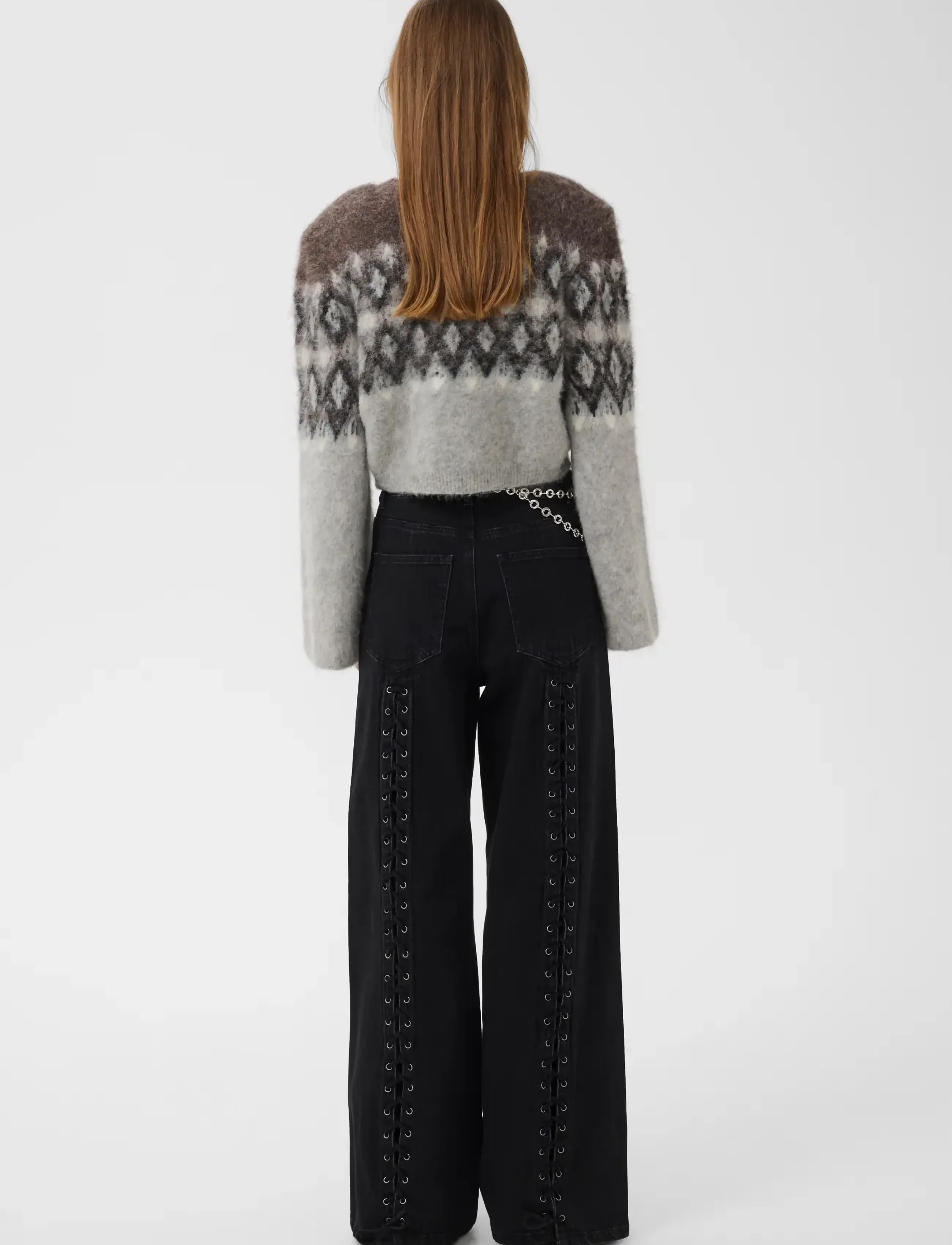 Gestuz - GZzarina multi pullover - grey multi comb - 3