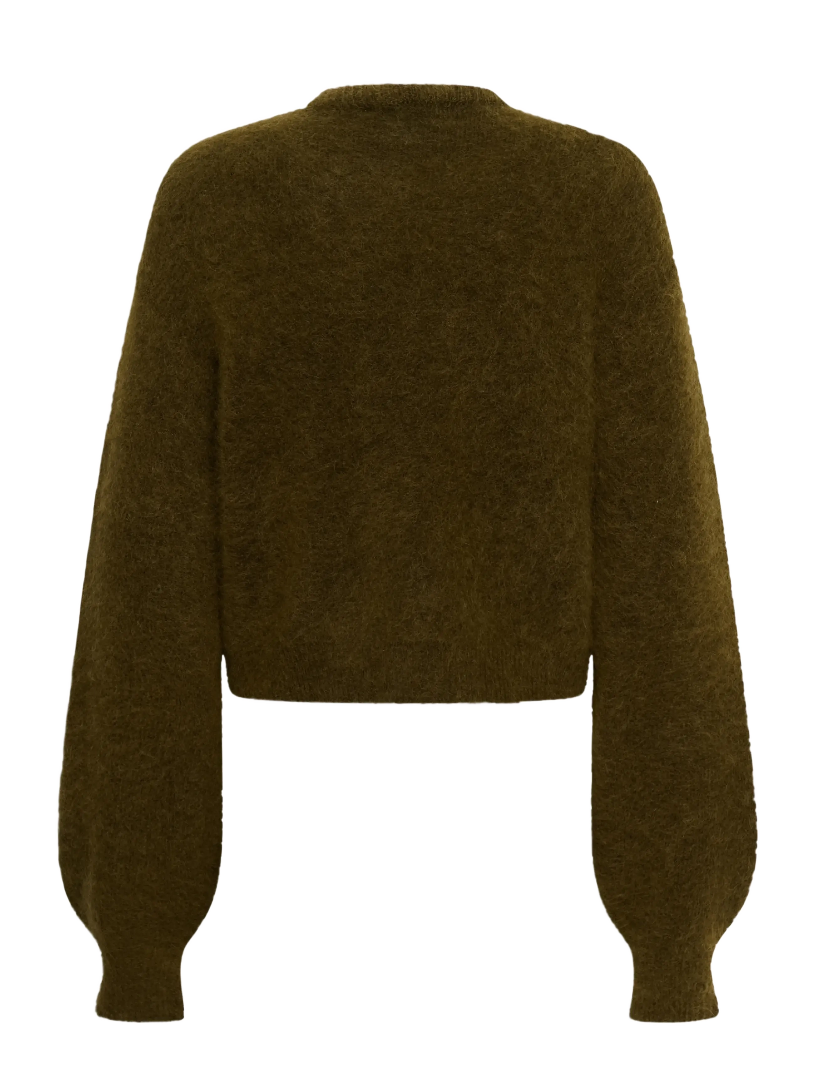 Gestuz - GZdebbie short pullover - stickade tröjor - plantation melange - 1