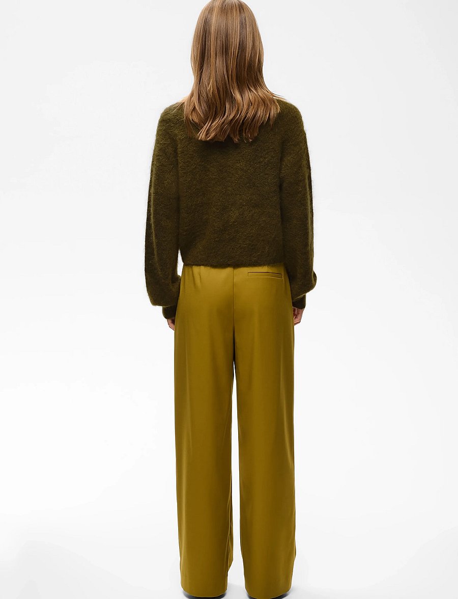 Gestuz - GZdebbie short pullover - stickade tröjor - plantation melange - 4