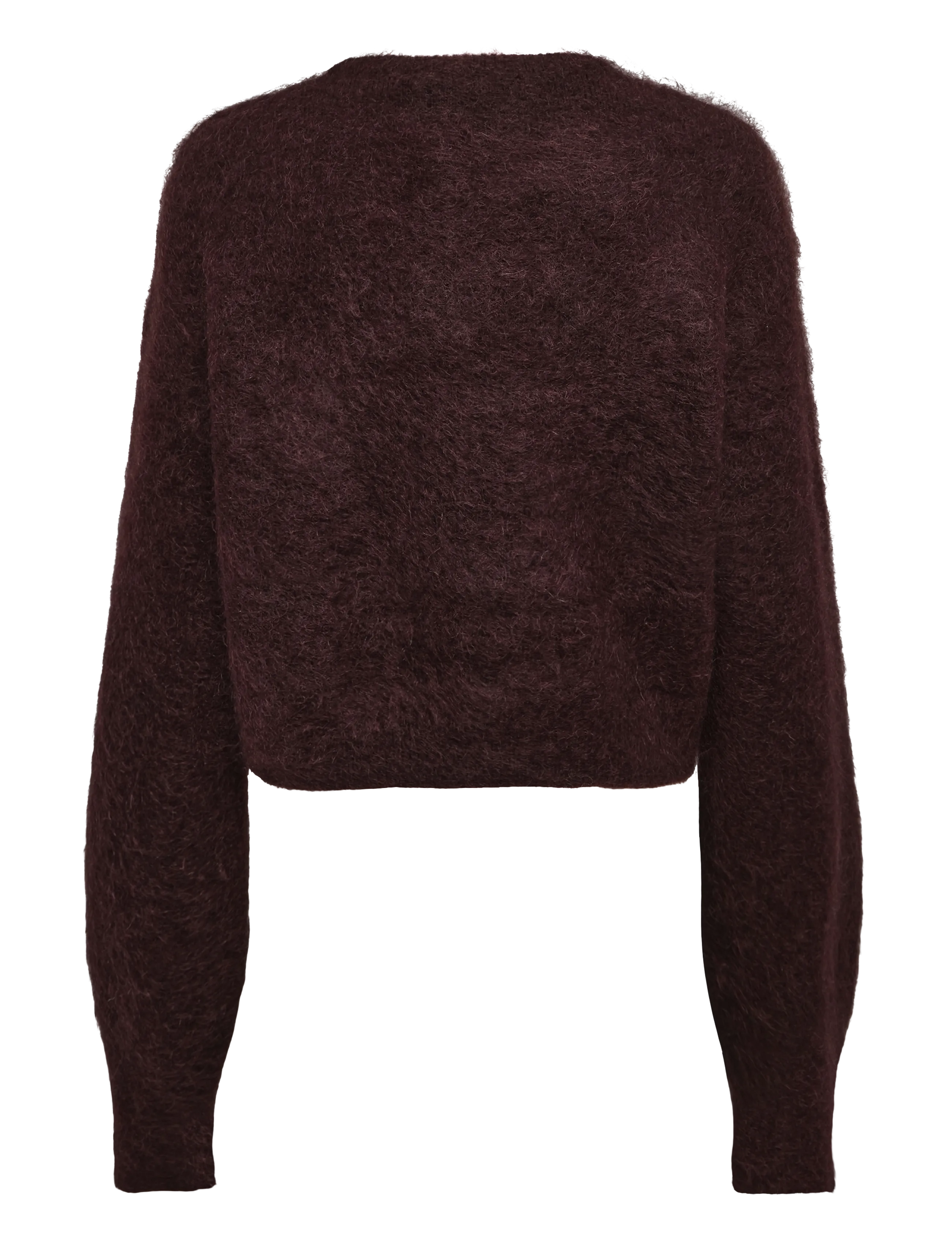 Gestuz - GZdebbie short pullover - pullover - plum melange - 1