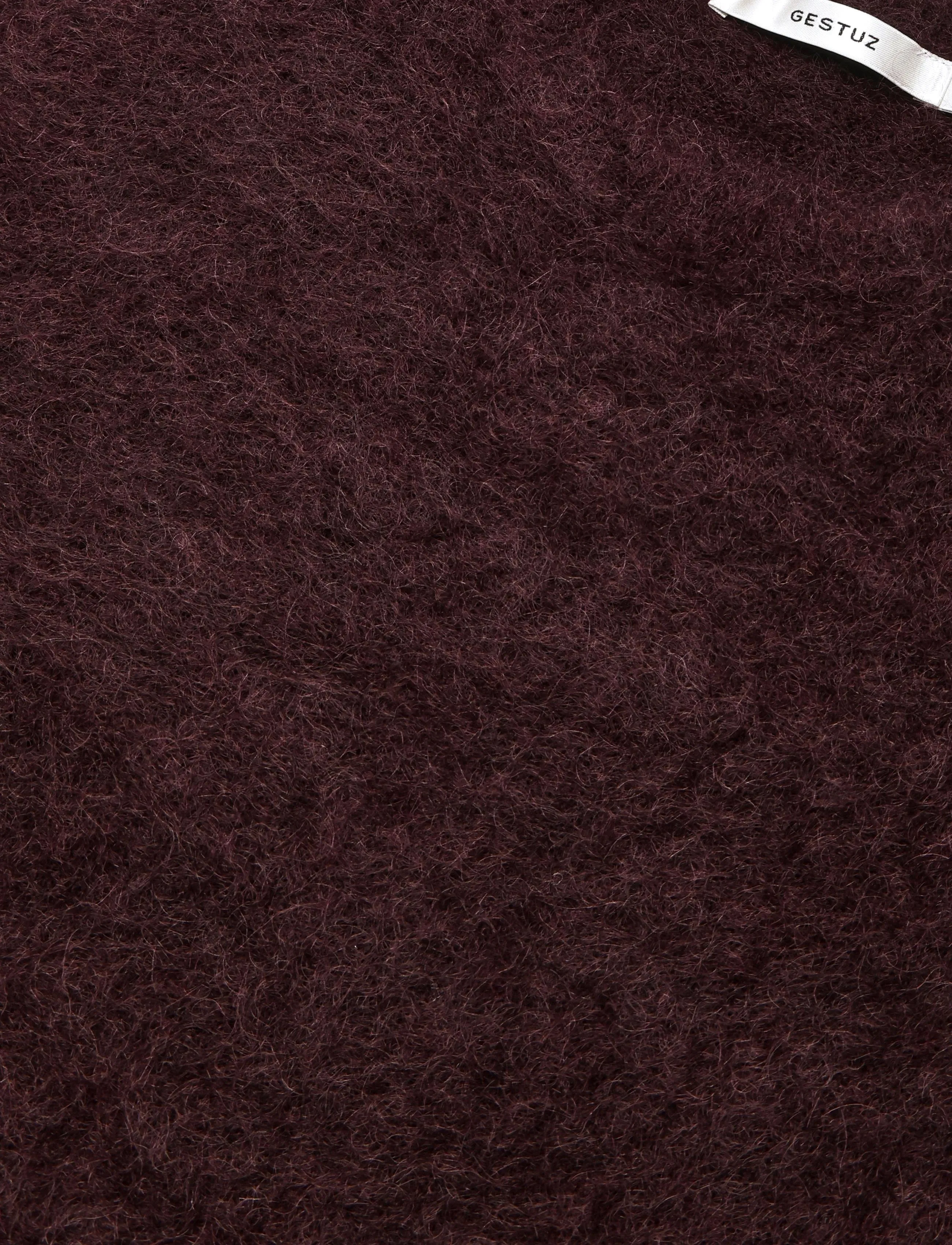 Gestuz - GZdebbie short pullover - pullover - plum melange - 3