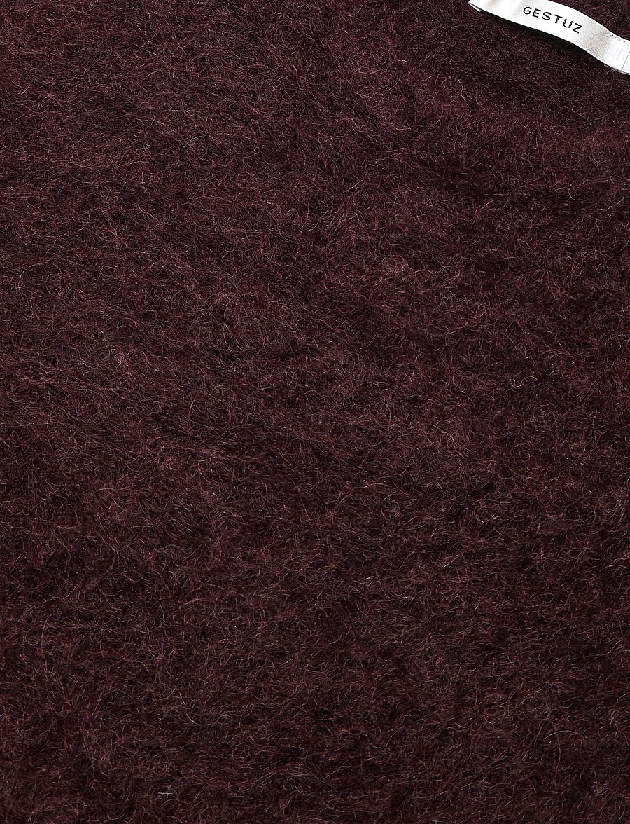 Gestuz - GZdebbie short pullover - pullover - plum melange - 3