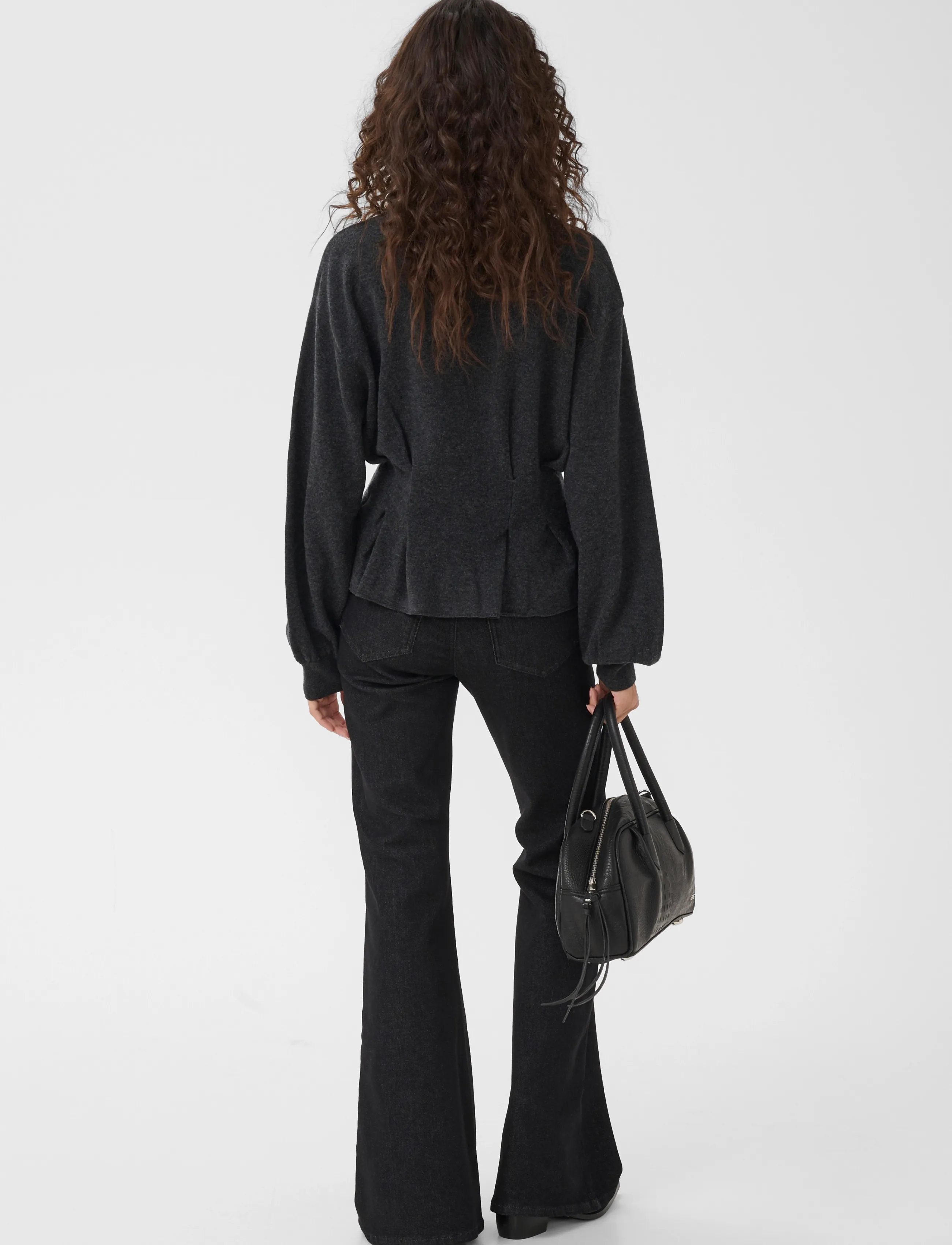 Gestuz - GZemulina HW flared jeans - black - 4