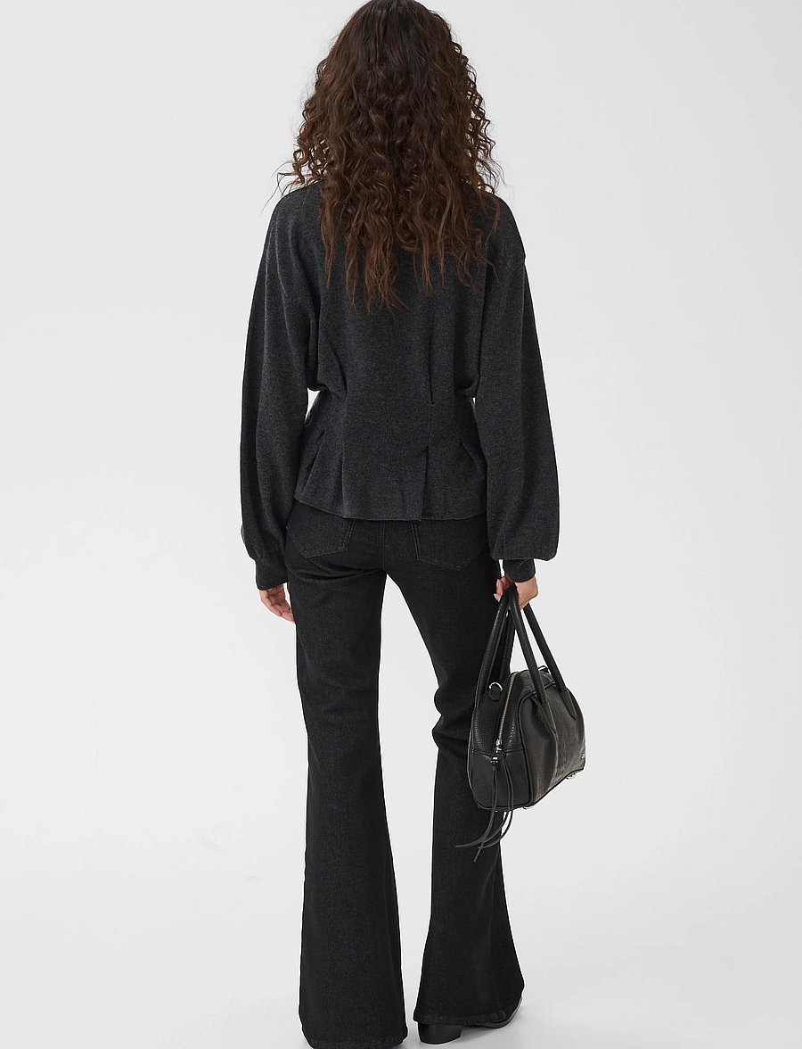 Gestuz - GZemulina HW flared jeans - black - 4