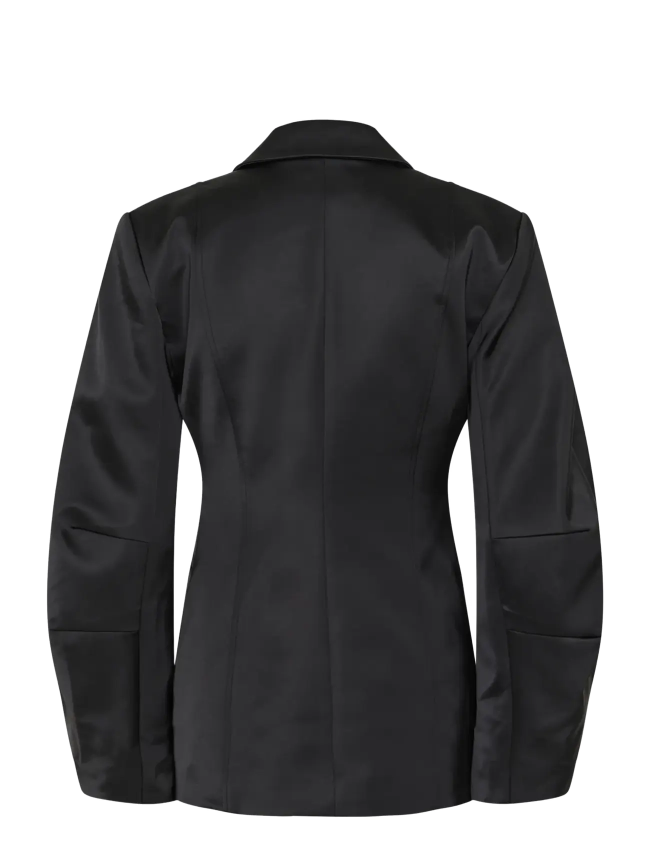 Gestuz - GZtitta satin blazer - enkeltradede blazere - black - 1
