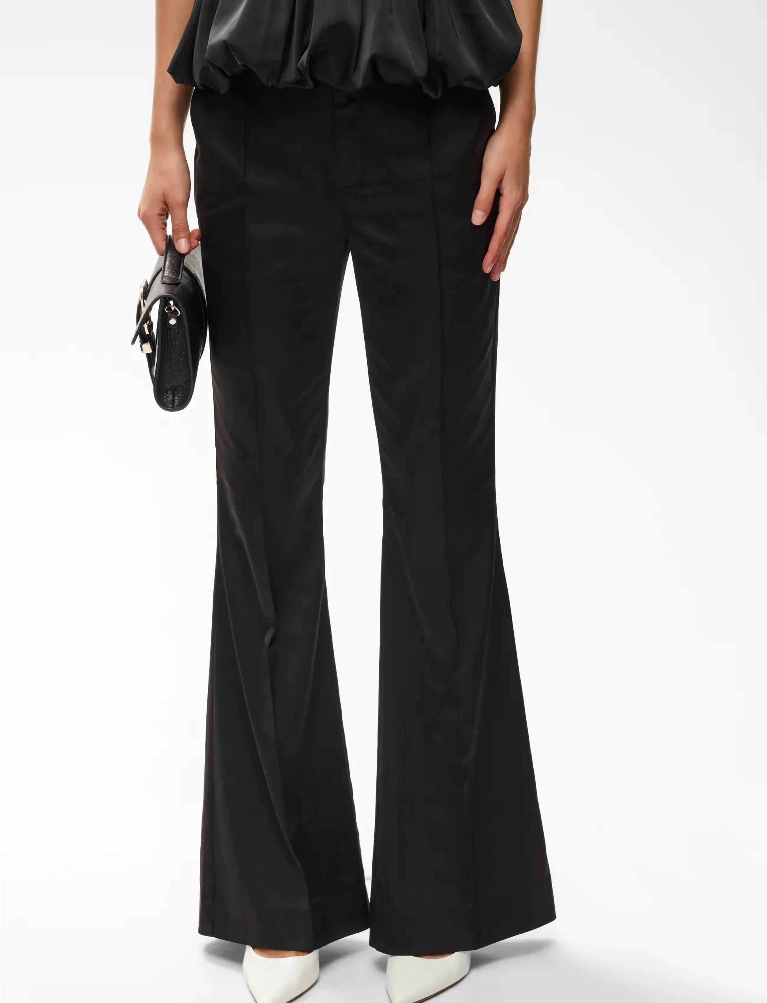 Gestuz - GZtitta satin pant - black - 2