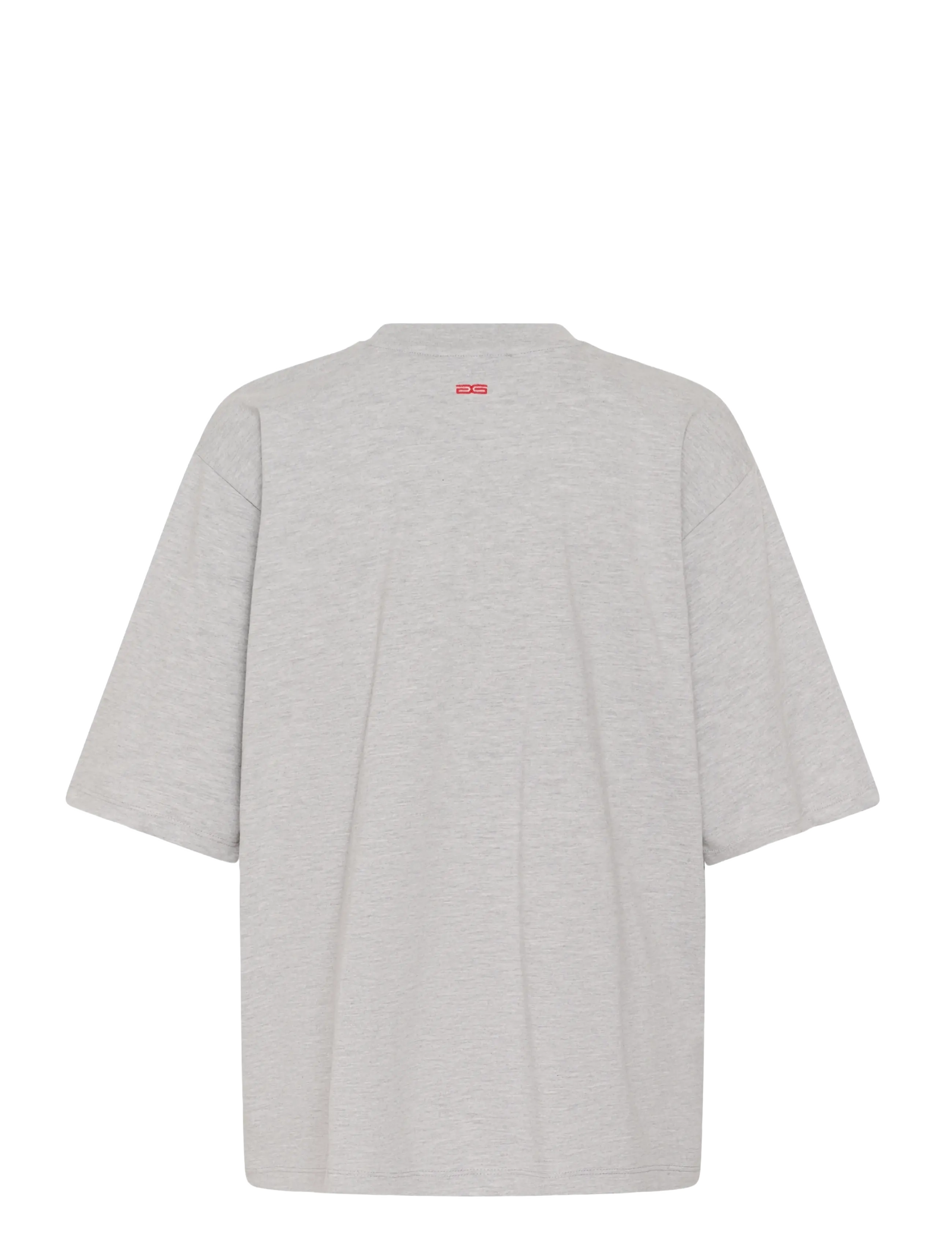 Gestuz - GZnadya Tee - t-shirts - light grey melange - 1