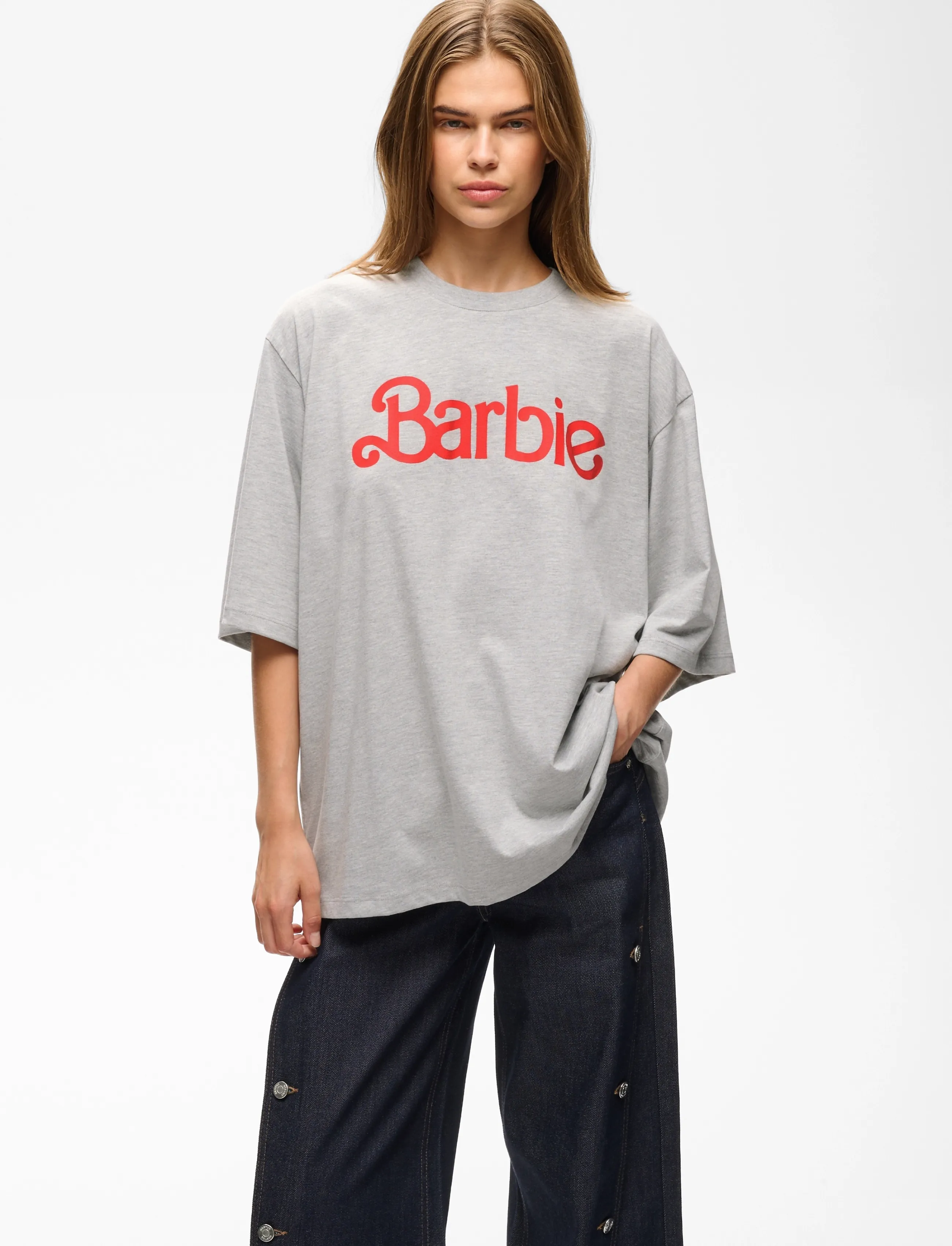 Gestuz - GZnadya Tee - t-särgid - light grey melange - 2