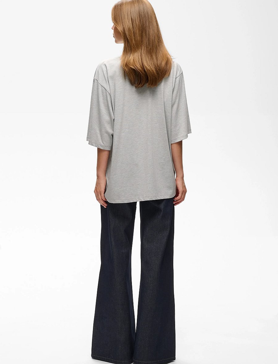 Gestuz - GZnadya Tee - t-särgid - light grey melange - 4