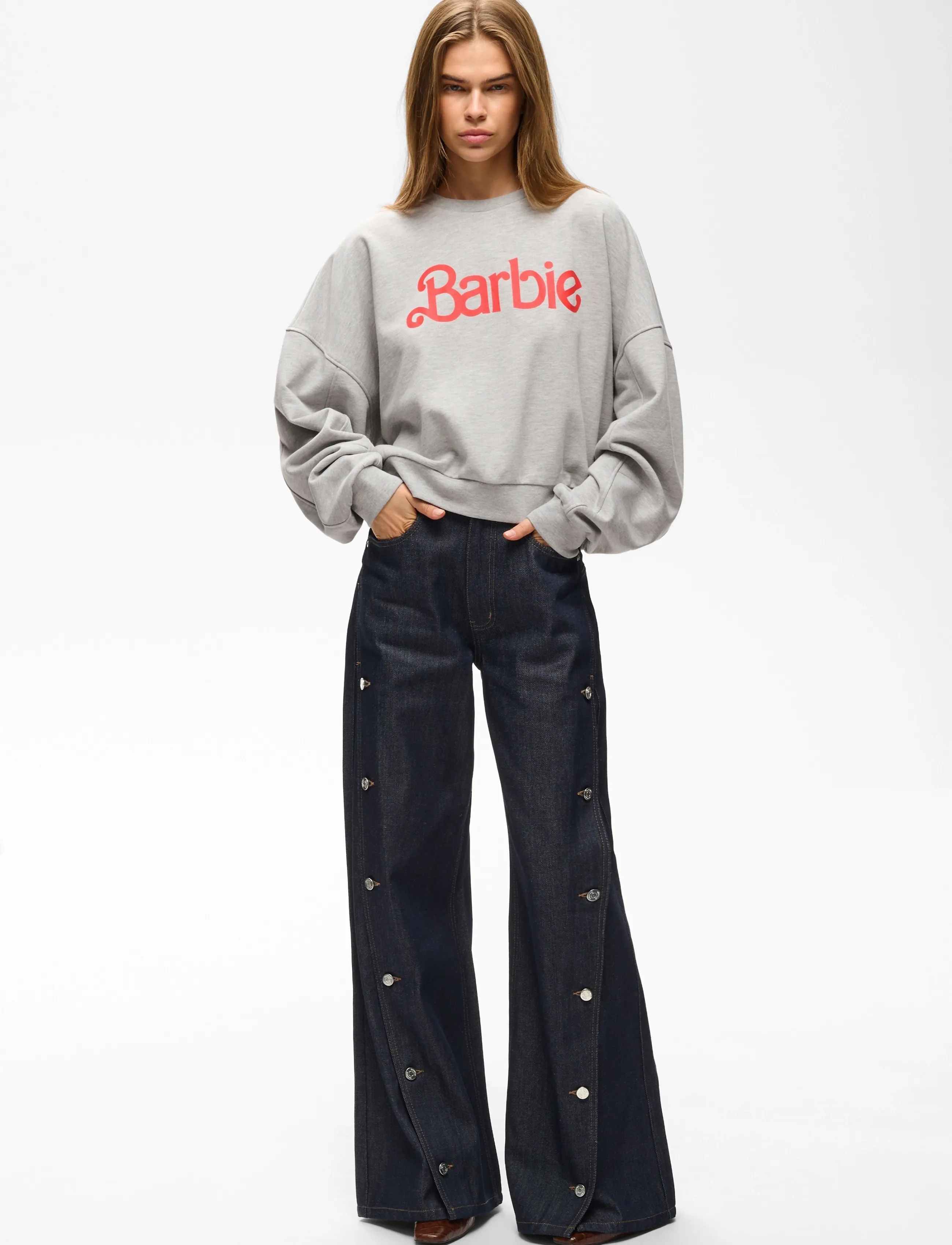 Gestuz - GZnaya Sweatshirt - sweatshirts - light grey melange - 3