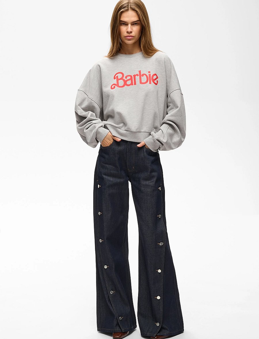 Gestuz - GZnaya Sweatshirt - sweatshirts - light grey melange - 3