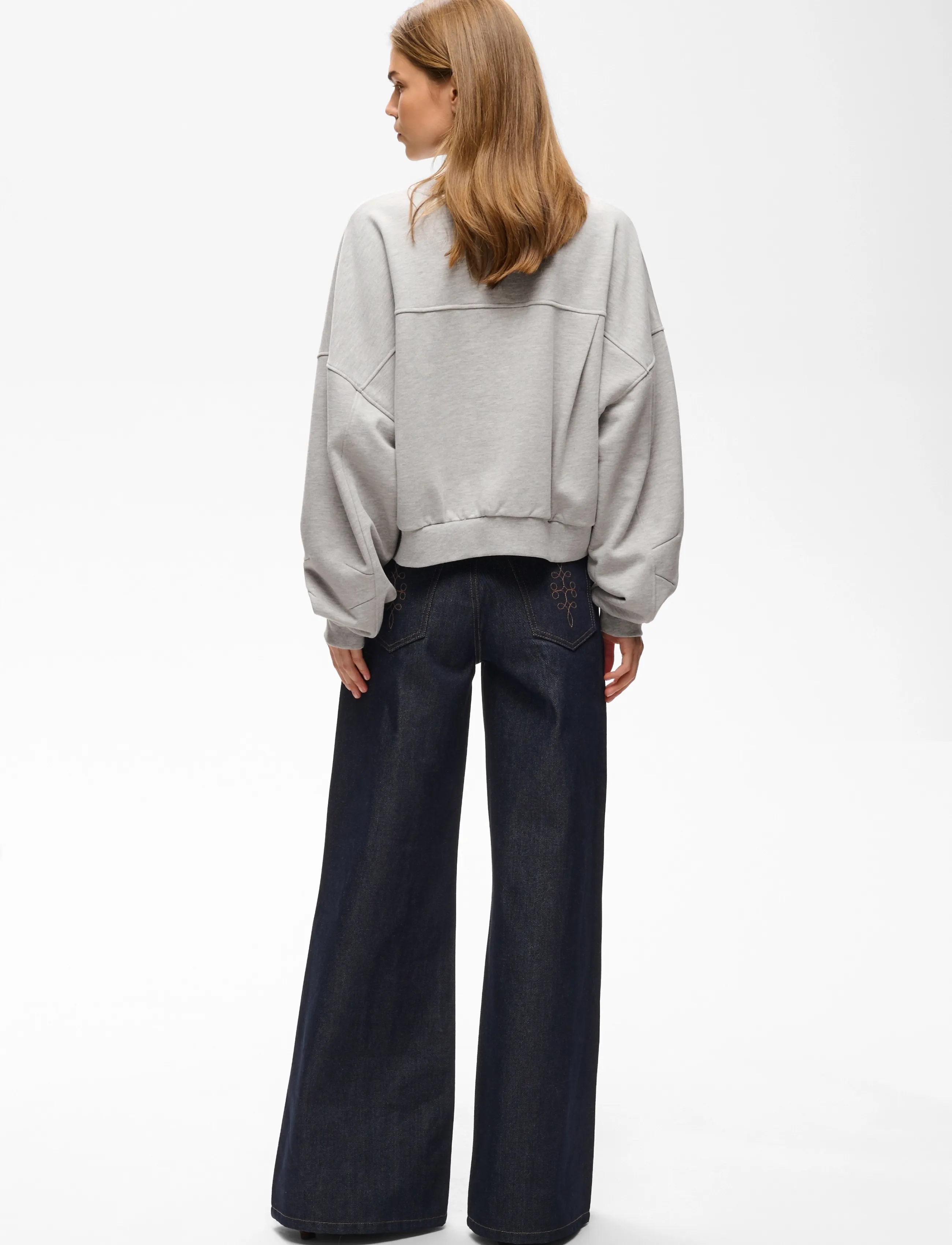 Gestuz - GZnaya Sweatshirt - sweatshirts - light grey melange - 4