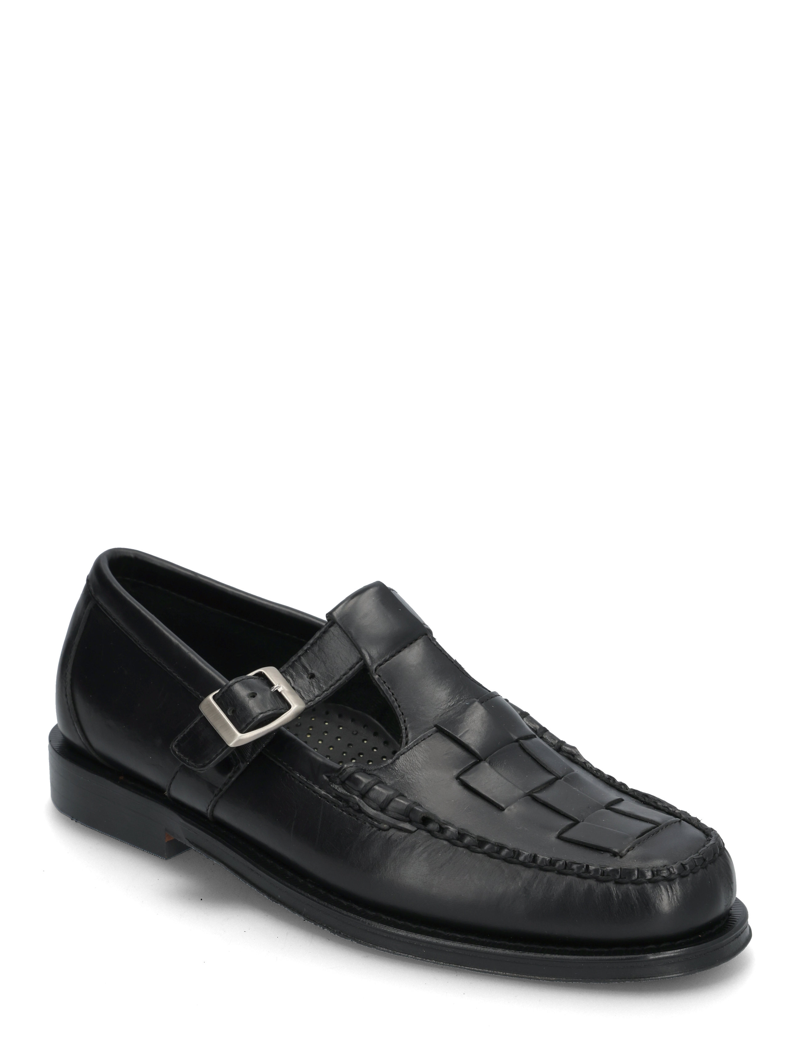 G.H. BASS GH WEEJUN HERITAGE FISHERMAN - Loafers - BLACK LTHR / black