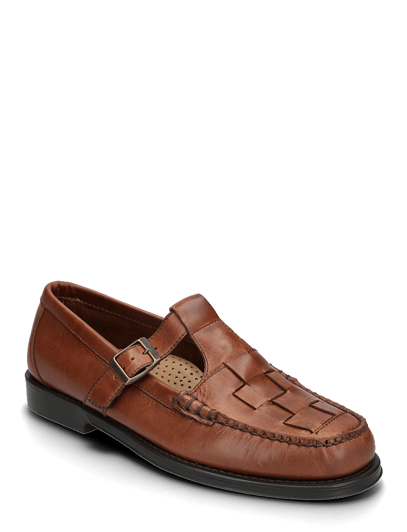 G.H. BASS - GH WEEJUN HERITAGE FISHERMAN - mid brown lthr - 0