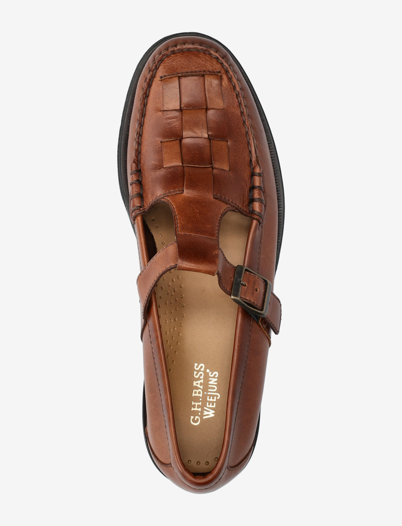G.H. BASS - GH WEEJUN HERITAGE FISHERMAN - mid brown lthr - 3