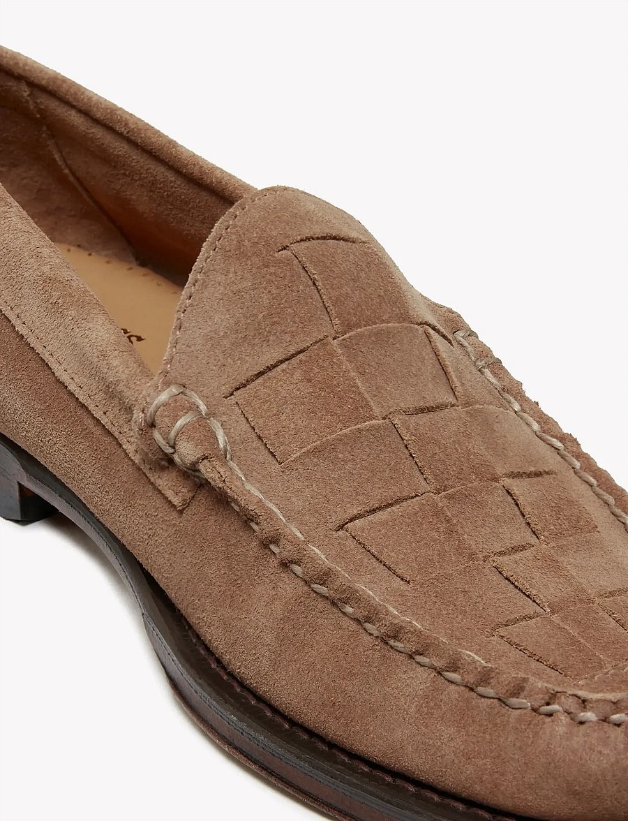 G.H. BASS - GH WEEJUN HERITAGE VENETIAN WEAVE - nevarstomieji bateliai - earth suede - 4
