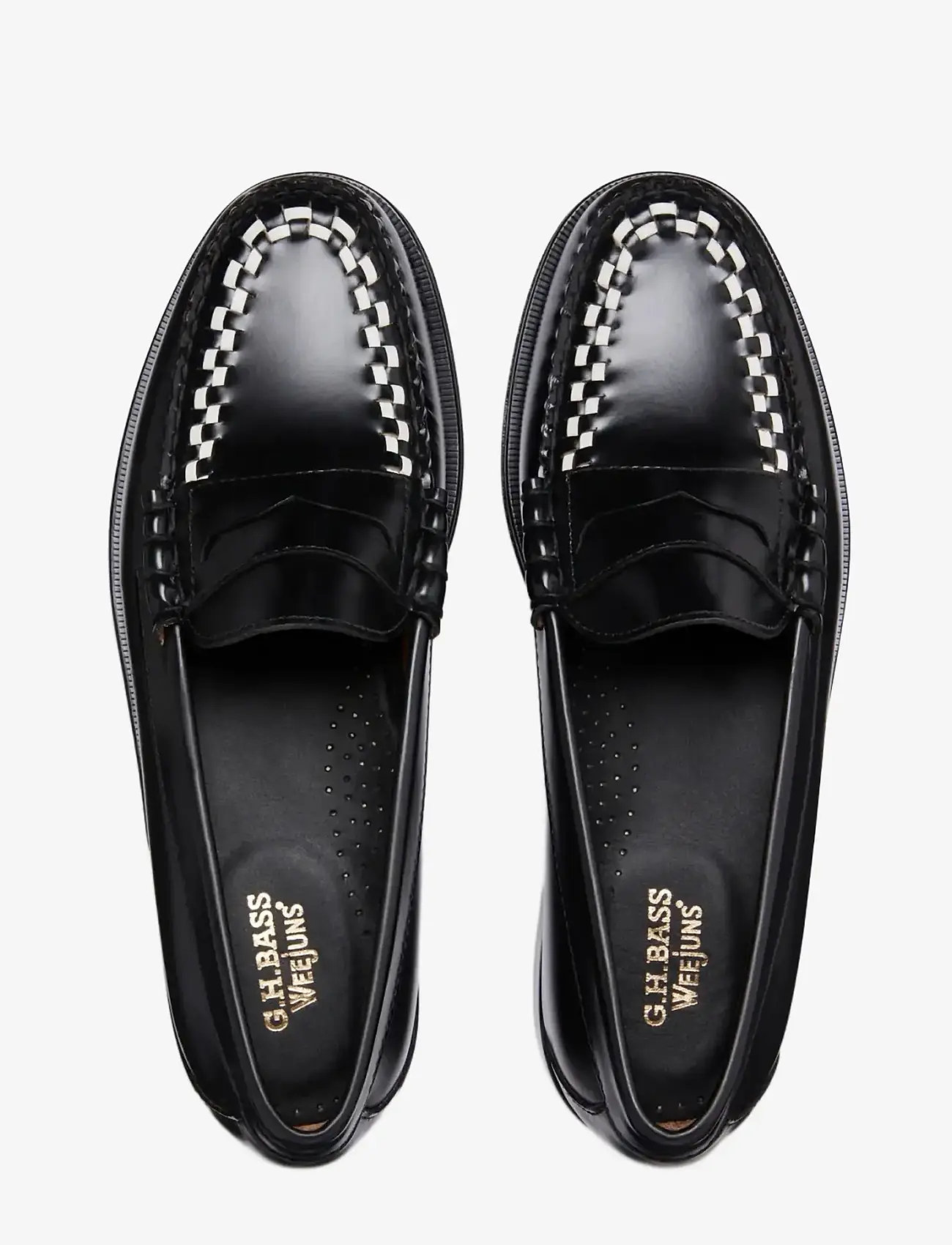 G.H. BASS - GH WEEJUN HERITAGE LARSON WEAVE - nach anlass kaufen - black lthr - 2