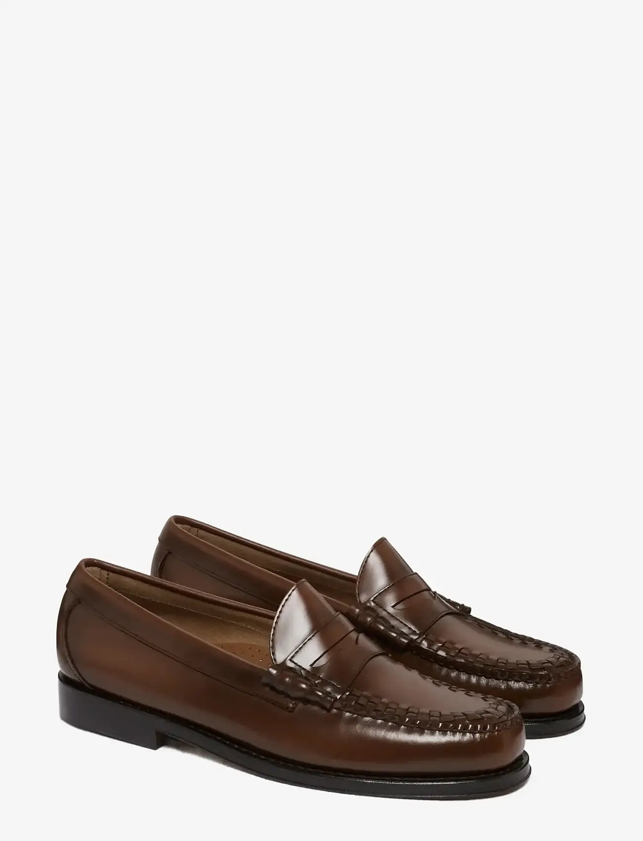 G.H. BASS - GH WEEJUN HERITAGE LARSON WEAVE - shoppa efter tillfälle - mid brown lthr - 1