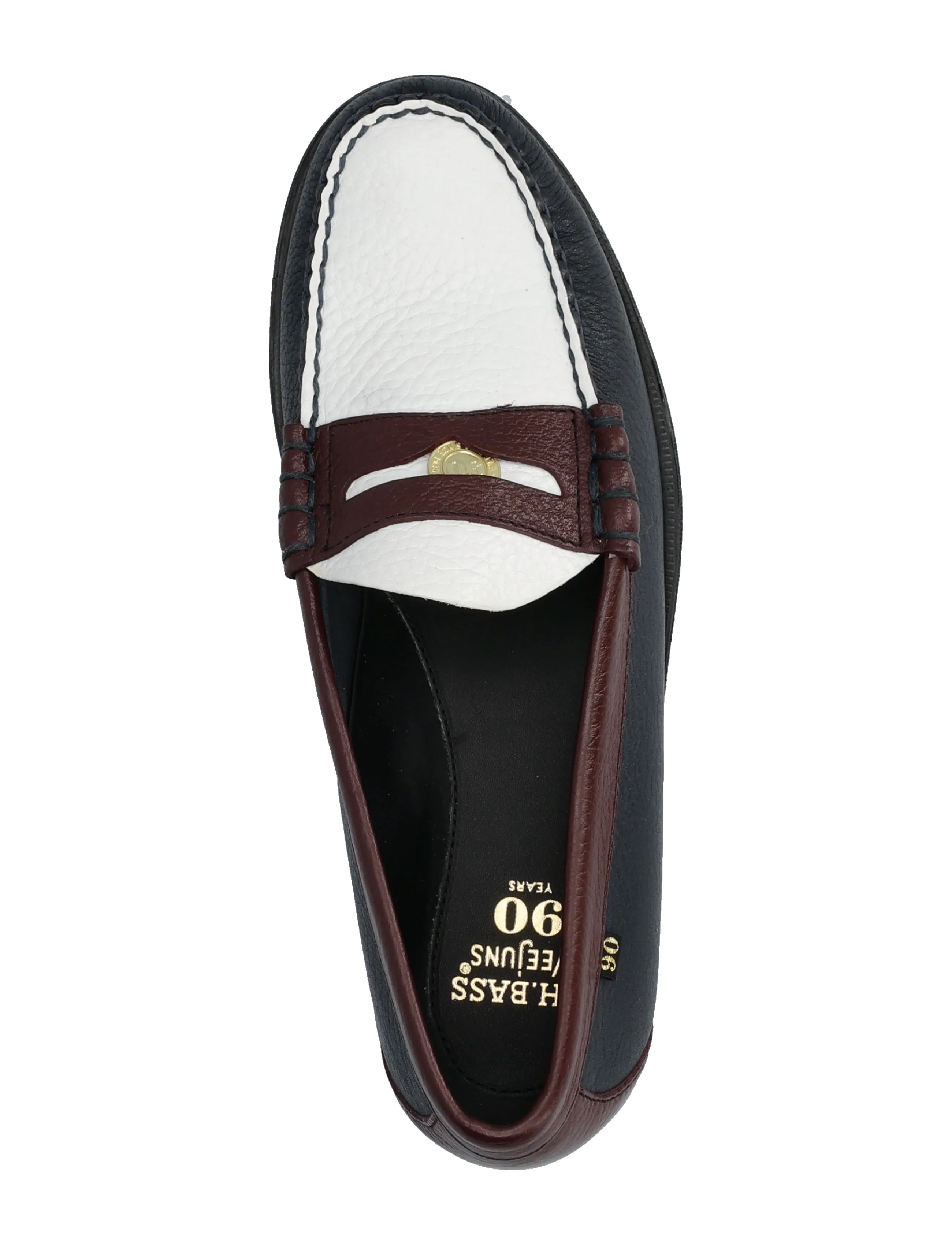 G.H. BASS - GH WEEJUN HERITAGE ANNIVERSARY LARSON - nach anlass kaufen - wine-navy-wht - 3