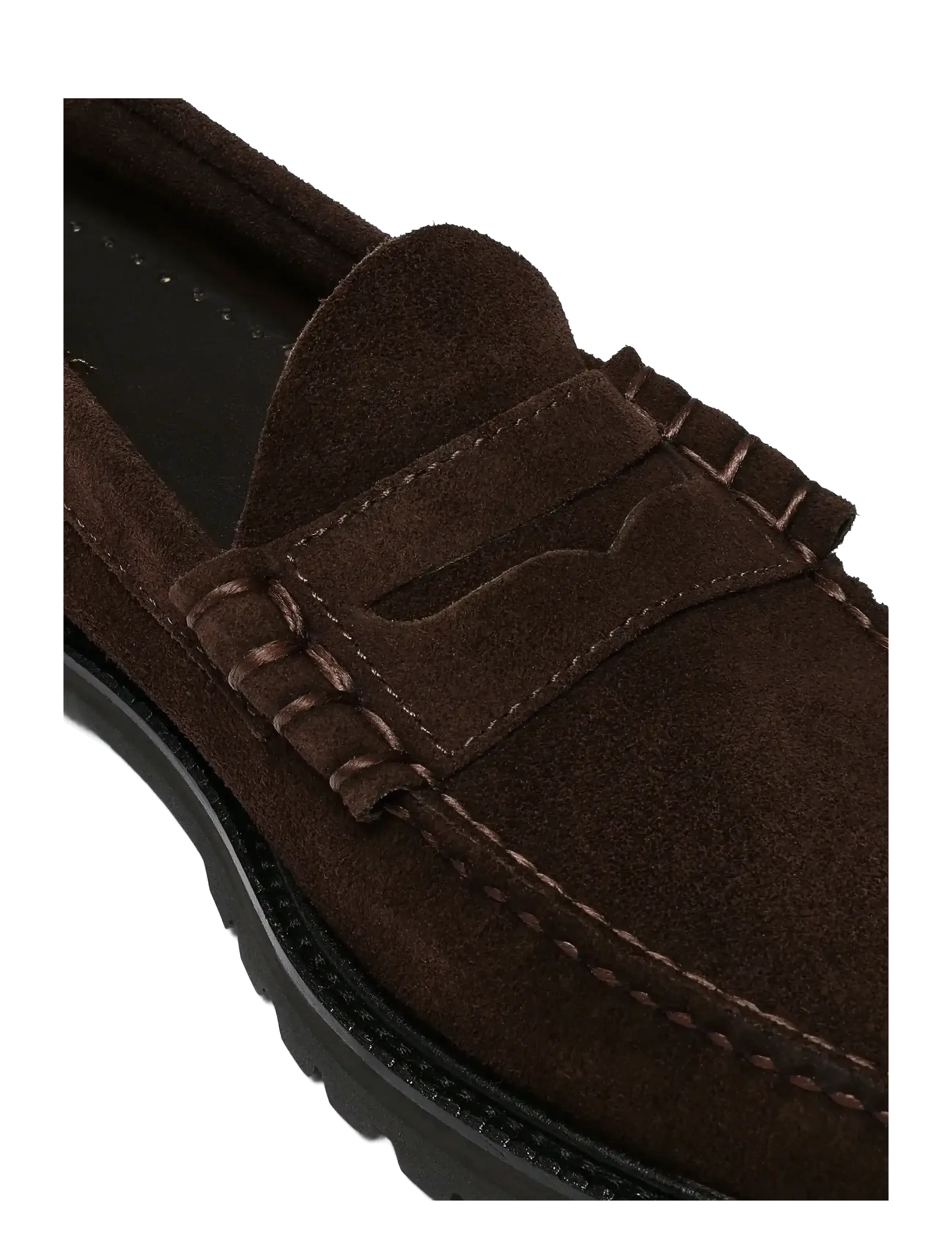 G.H. BASS - GH WEEJUN 90 LARSON SUEDE - chocolate suede - 3