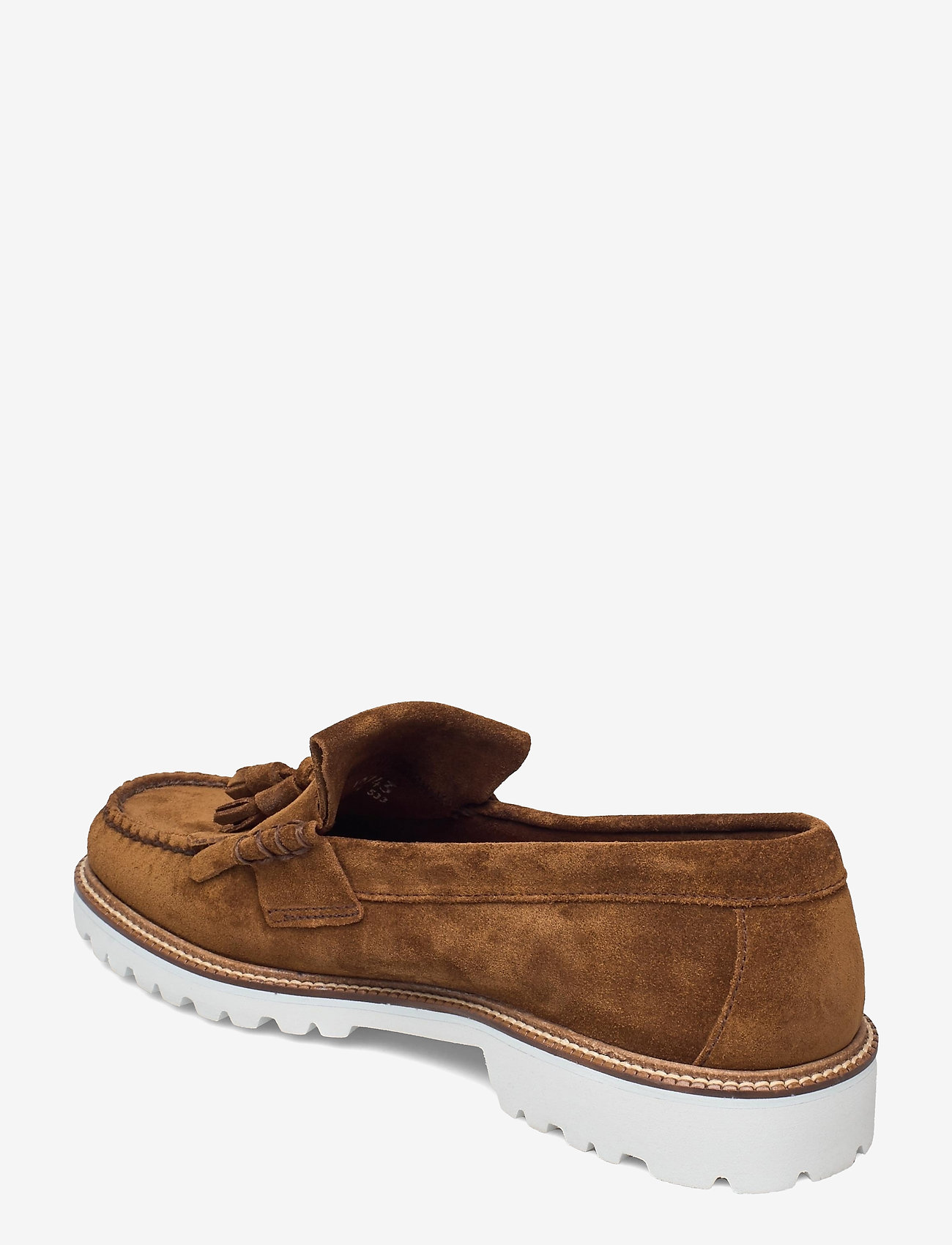 G.H. BASS - GH WEEJUN 90 LAYTON II KILTIE - mid brown suede - 2