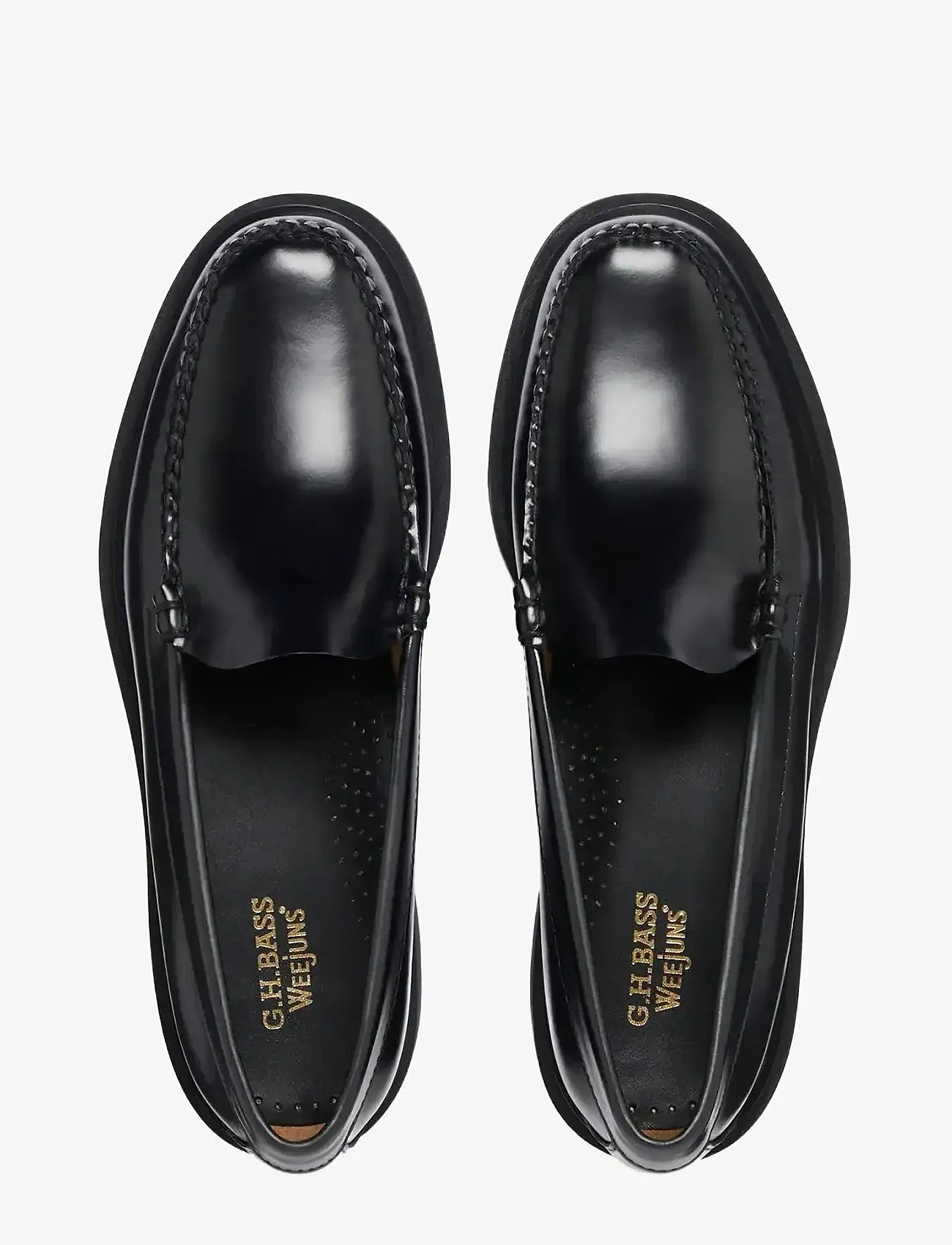 G.H. BASS - GH WEEJUN STEP VENETIAN - shoppa efter tillfälle - black lthr - 4