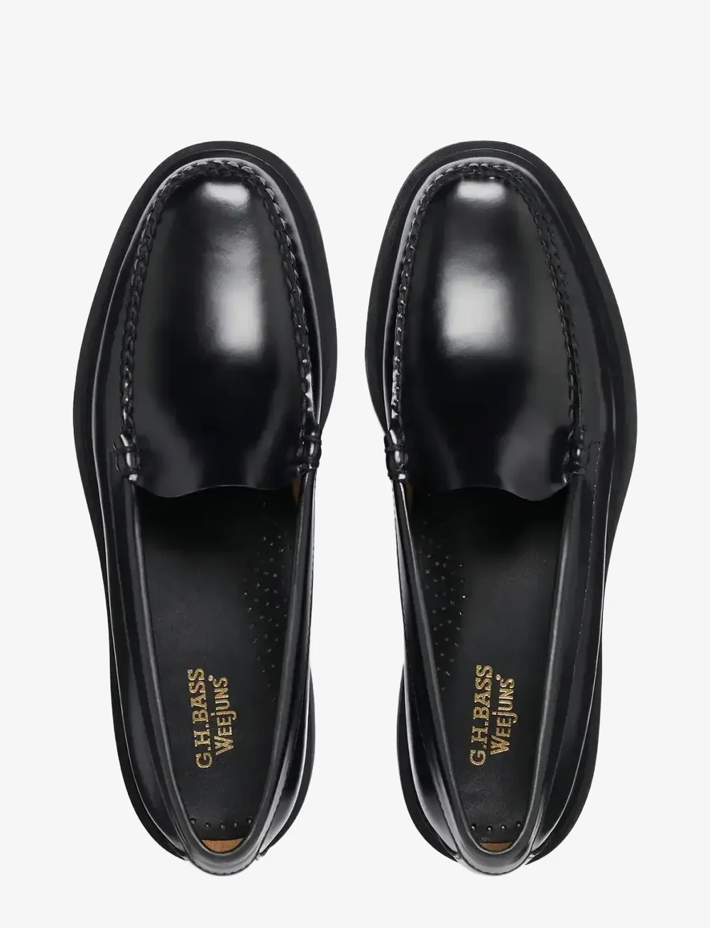 G.H. BASS - GH WEEJUN STEP VENETIAN - nach anlass kaufen - black lthr - 4