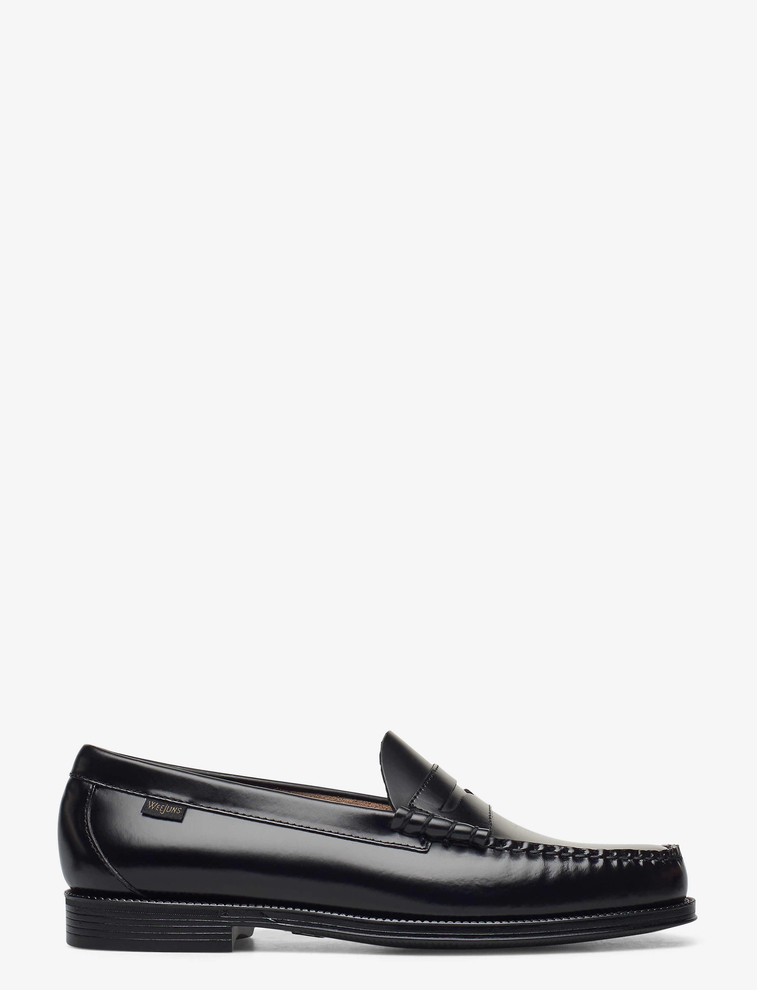 G.H. BASS - GH WEEJUN II LARSON MOC PENNY - nevarstomieji bateliai - black lthr - 1